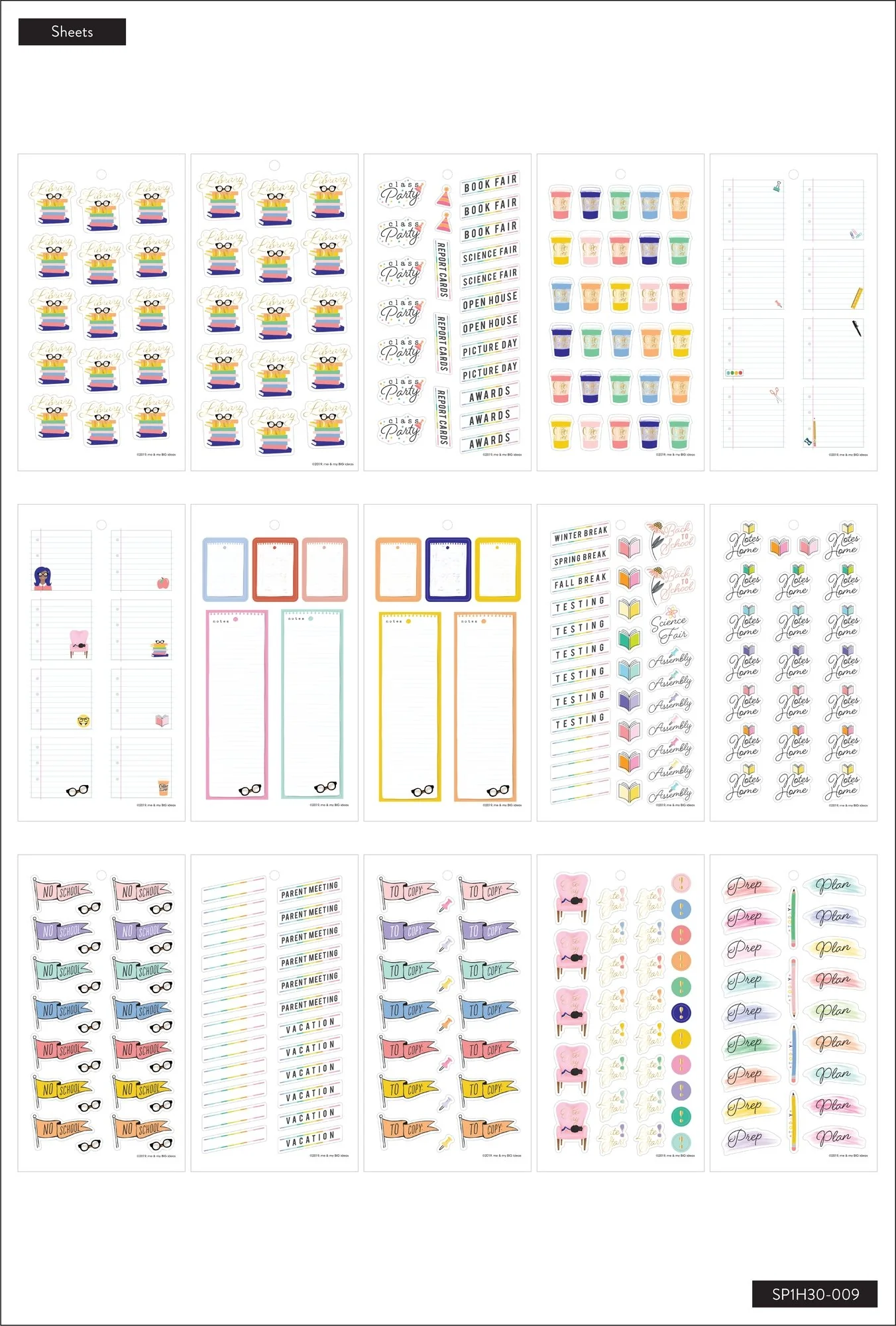 Value Pack Stickers - Icons Teacher - BIG - Image 3