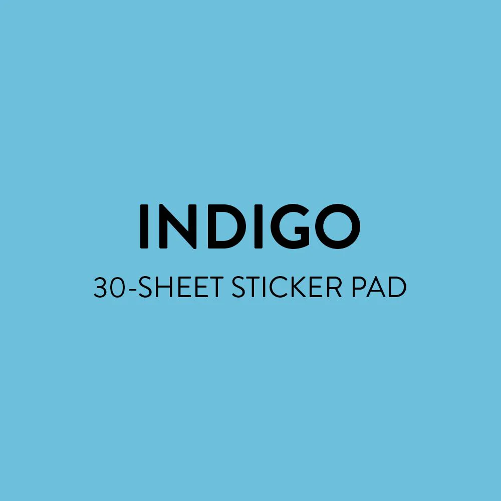 Value Pack Stickers - Indigo Tie Dye - Image 7