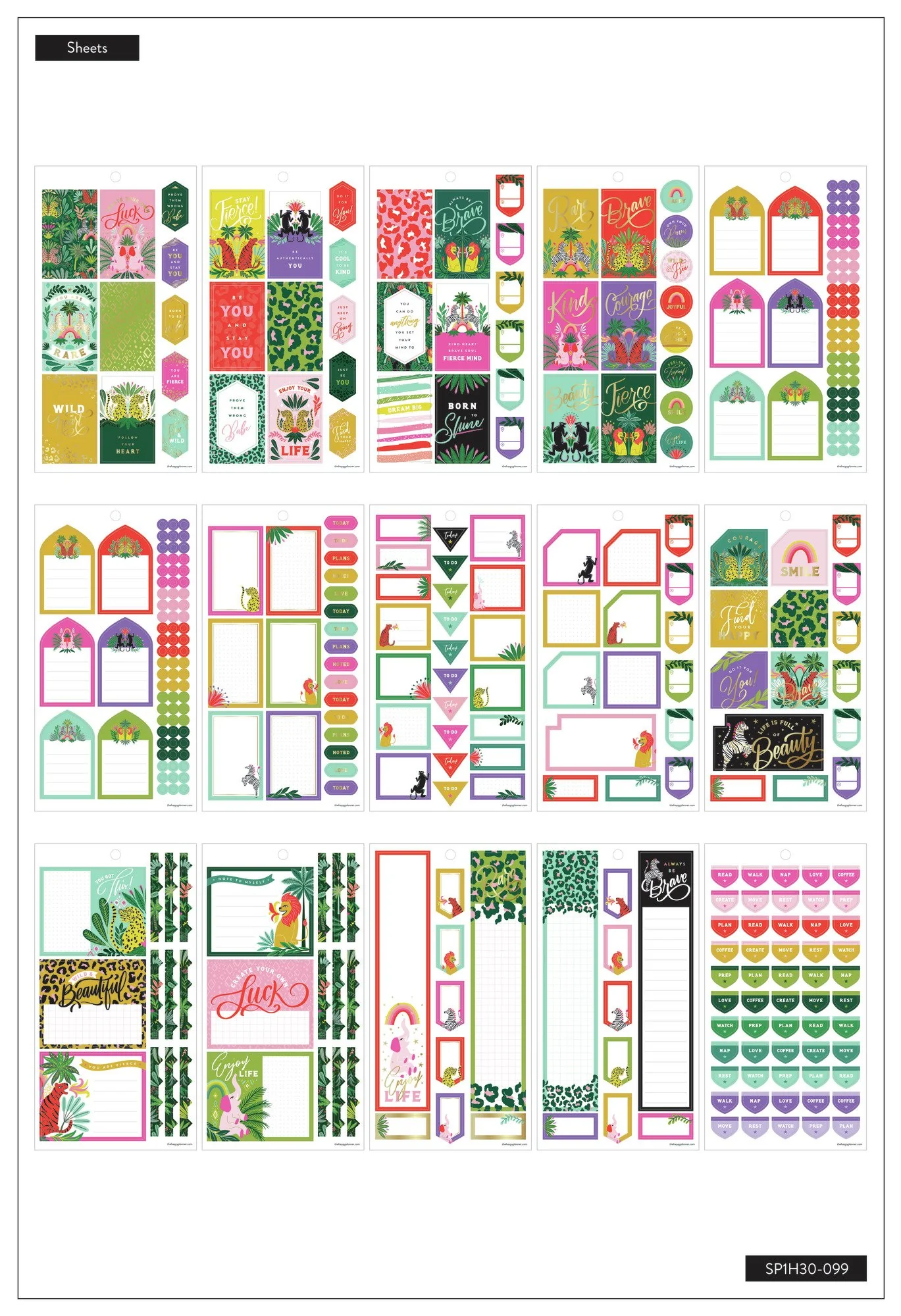 Value Pack Stickers - Jungle Vibes - Image 5