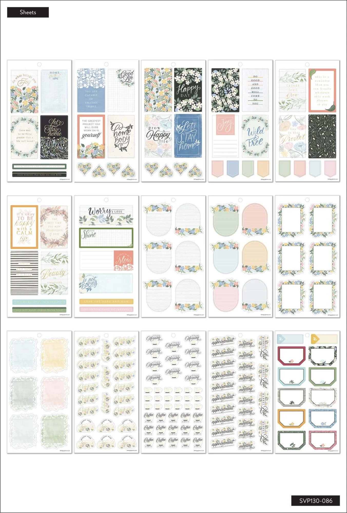 Value Pack Stickers - Let's Stay Home - Big - Image 4