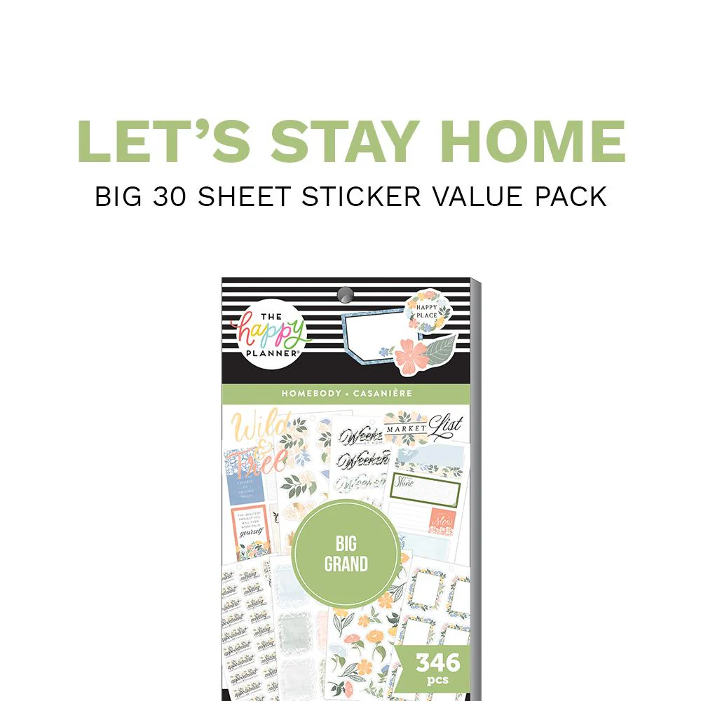 Value Pack Stickers - Let's Stay Home - Big - Image 6