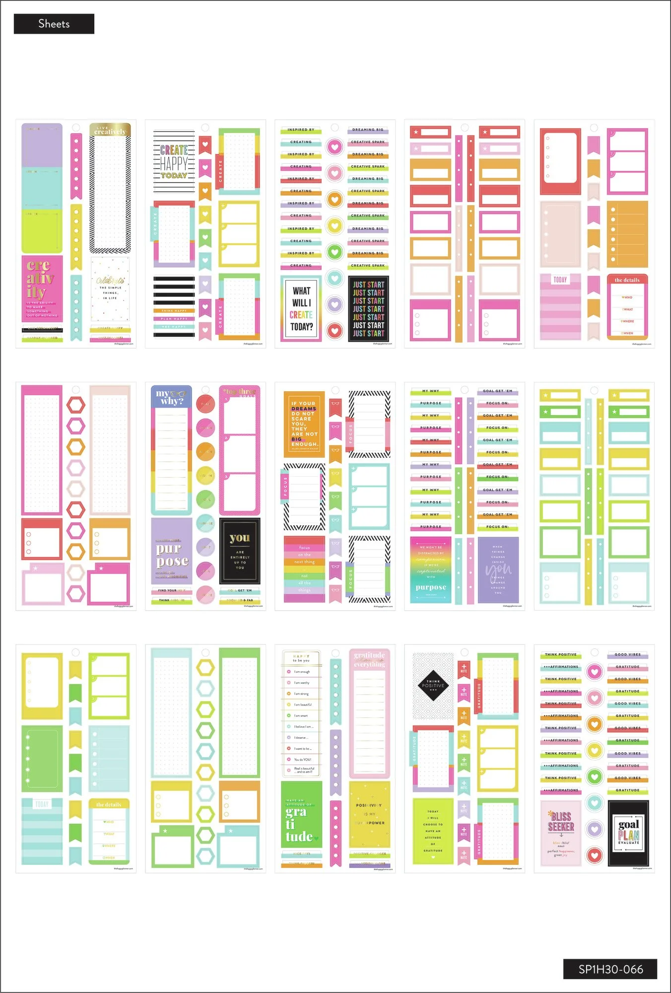 Value Pack Stickers - Live Creatively - Image 2