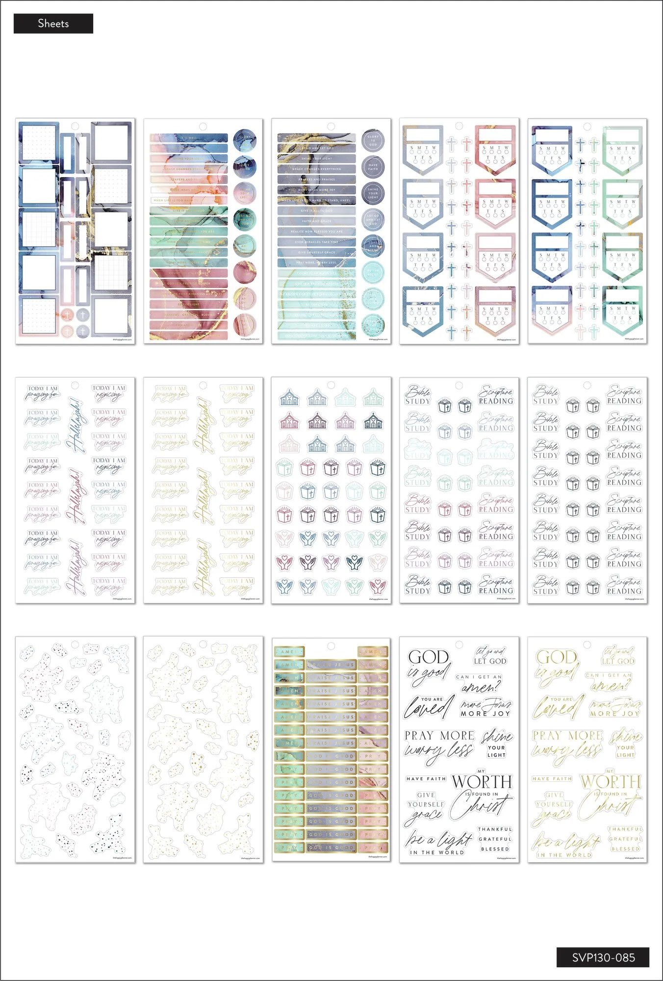 Value Pack Stickers - Marble Faith - Image 7