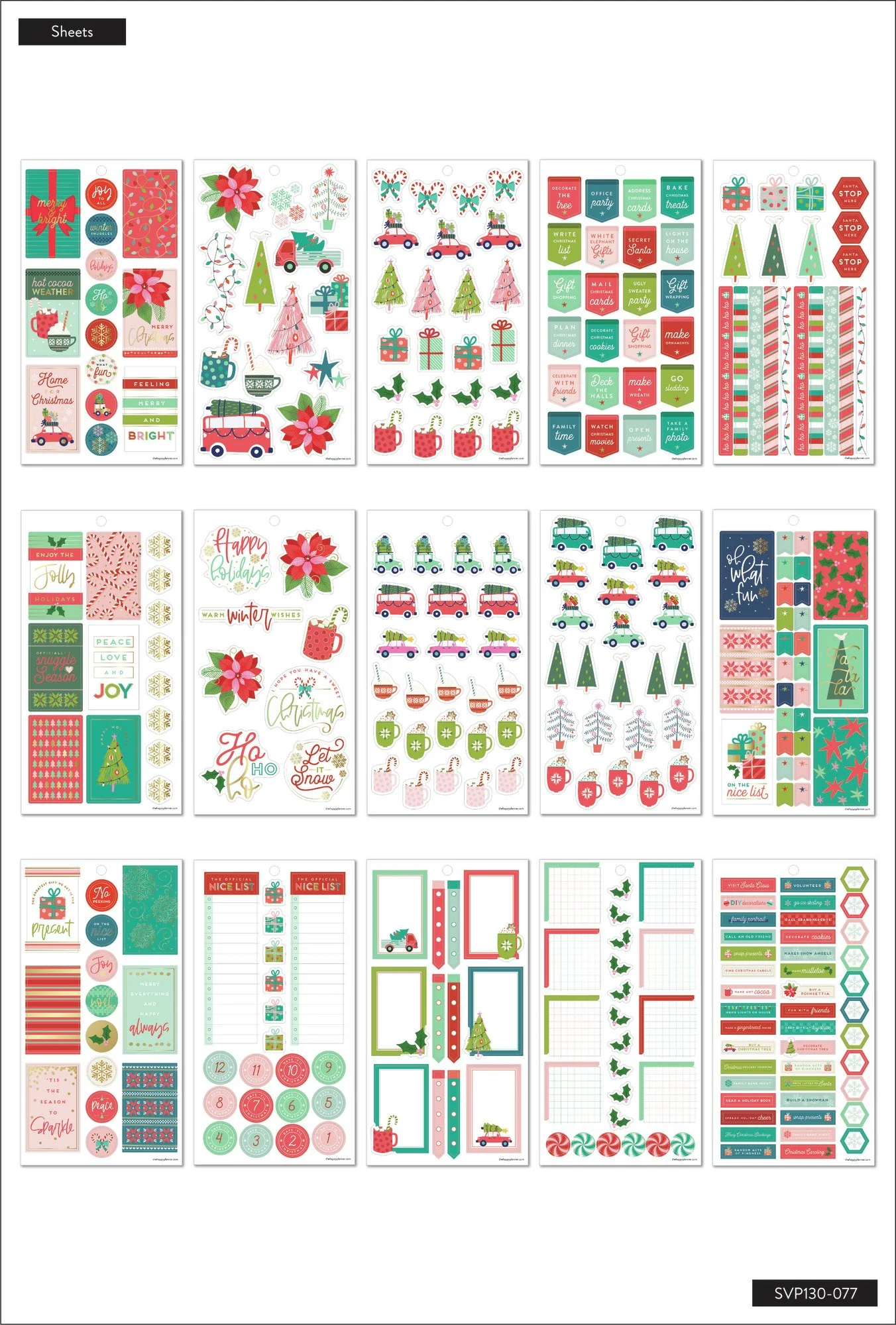 Value Pack Stickers - Merry Christmas - Image 4