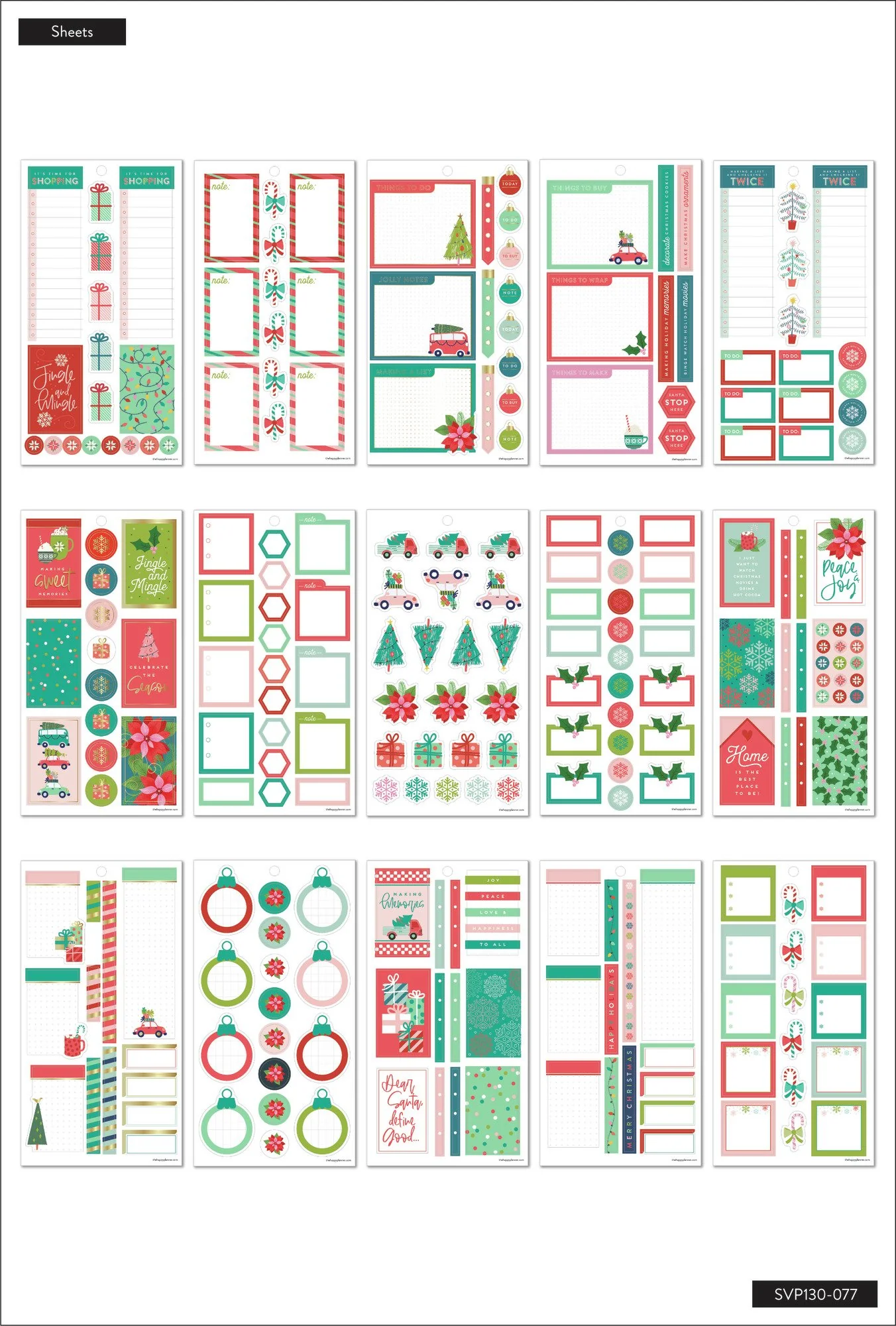 Value Pack Stickers - Merry Christmas - Image 5