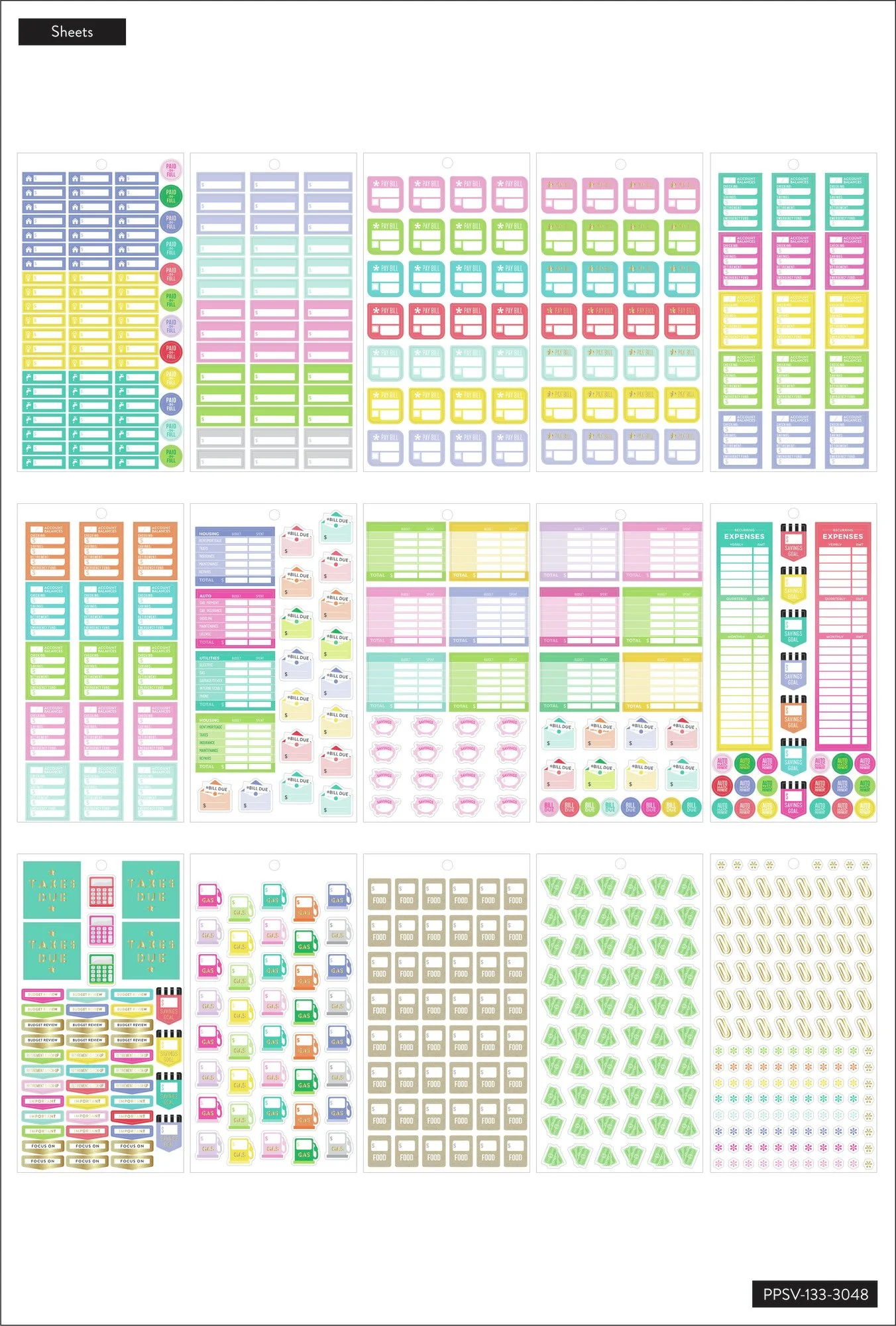 Value Pack Stickers - Mini Budget - Image 2