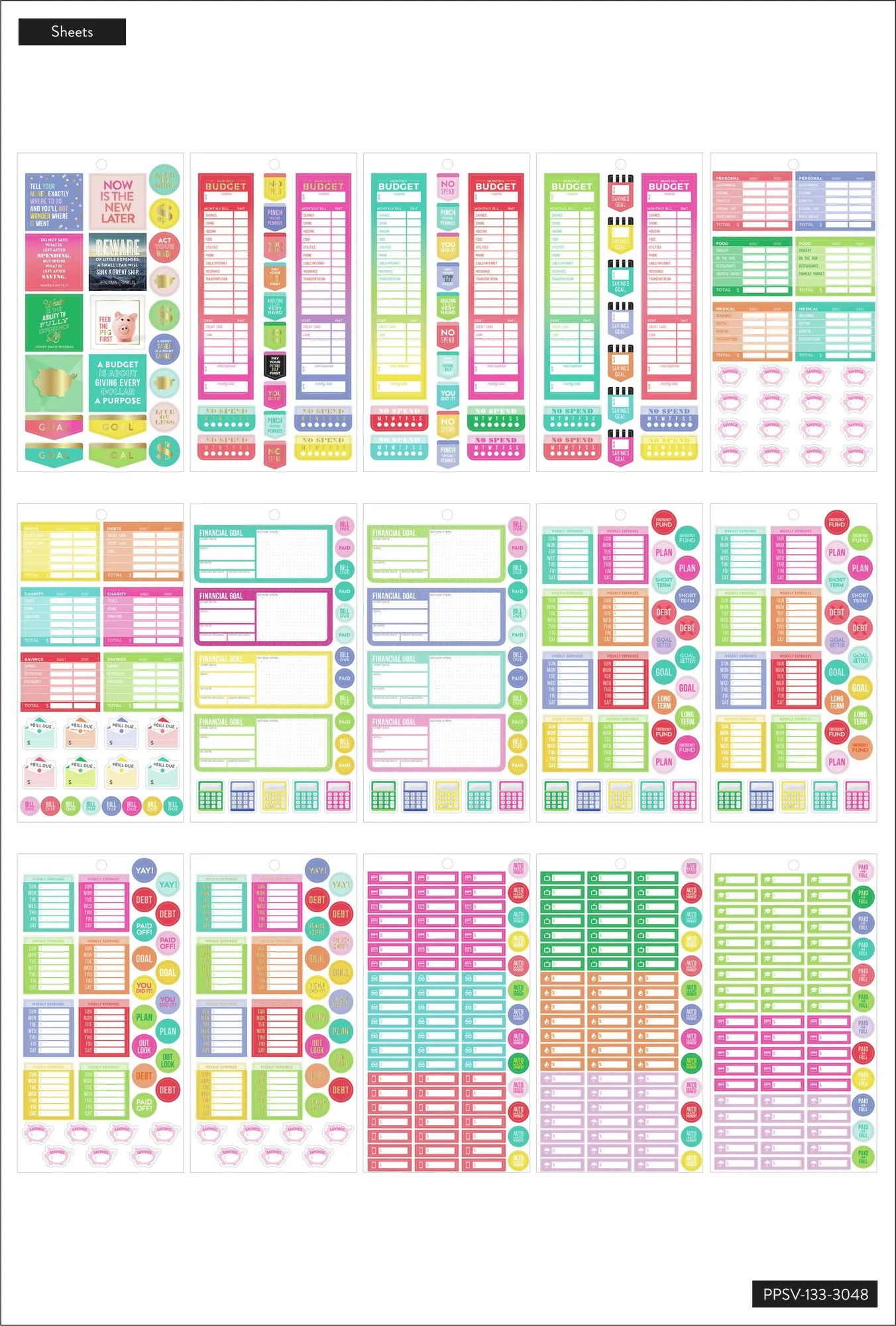 Value Pack Stickers - Mini Budget - Image 3