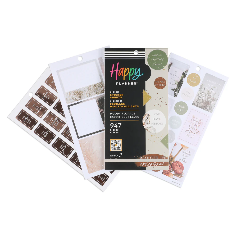 Moody Florals - Value Pack Stickers - Image 2