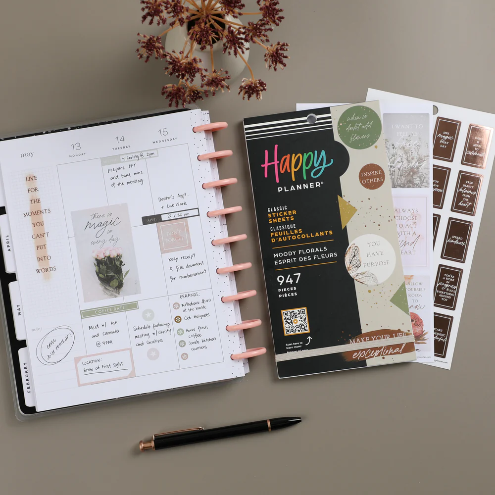 Moody Florals - Value Pack Stickers - Image 3