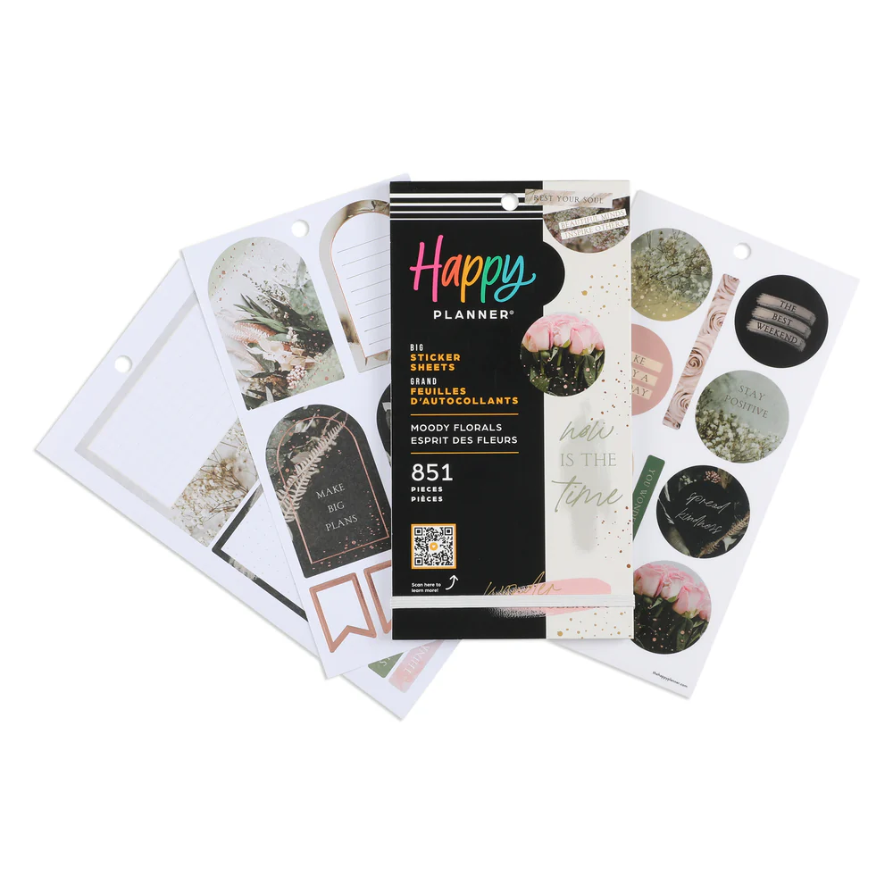 Moody Florals - Value Pack Stickers - Big - Image 2
