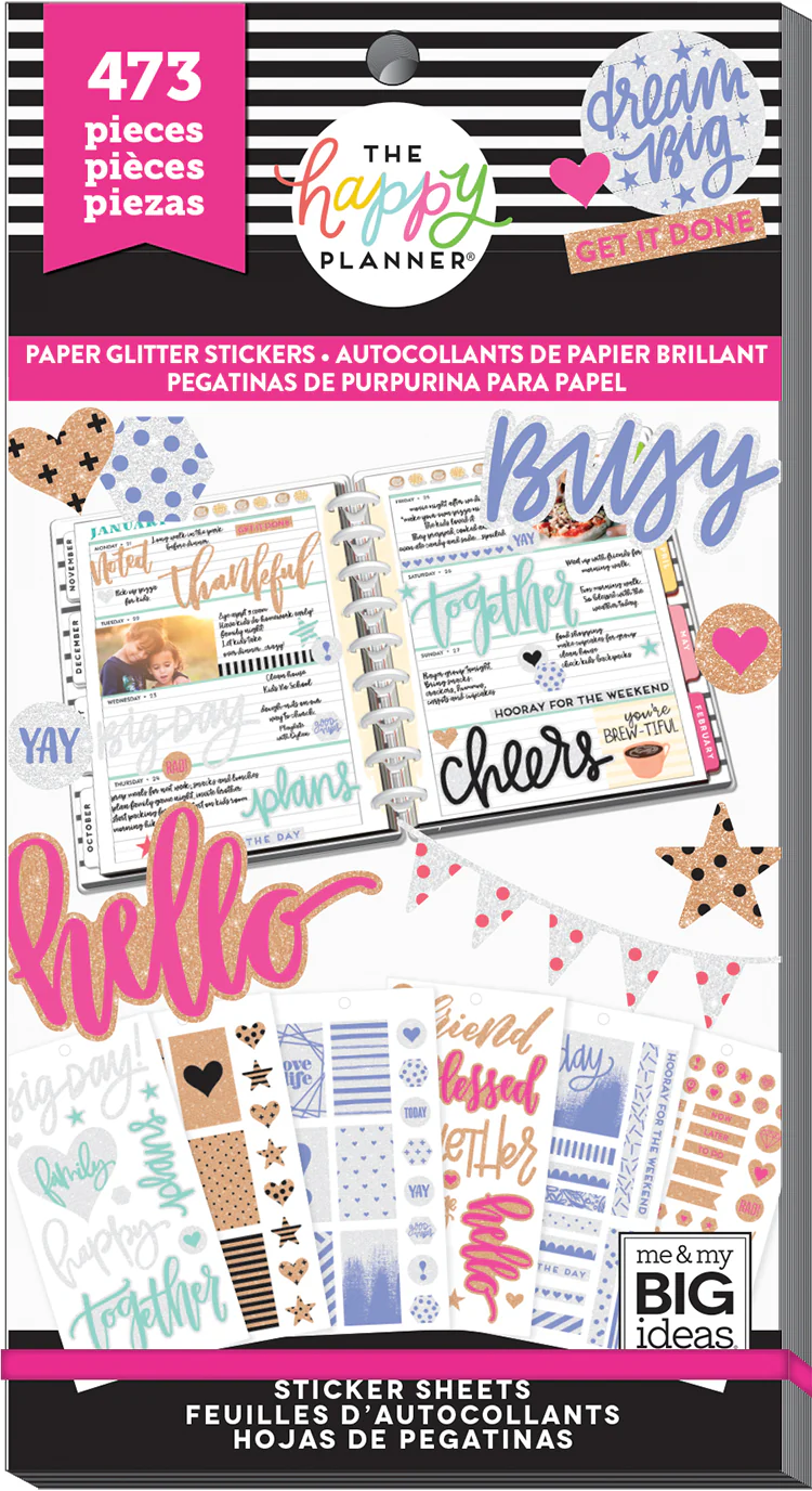 Value Pack Stickers - Paper Glitter