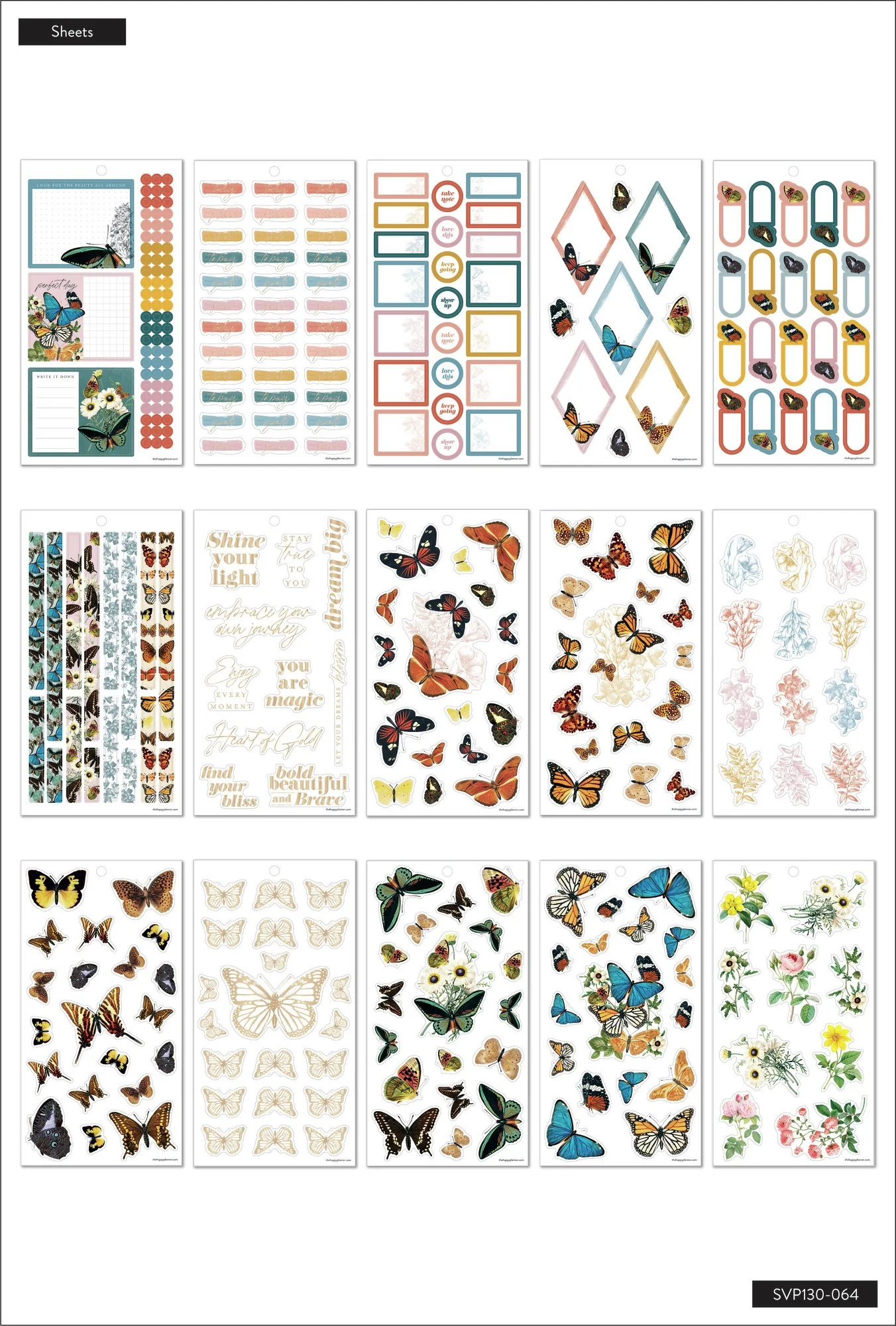 Value Pack Stickers - Papillon Butterfly - Image 8