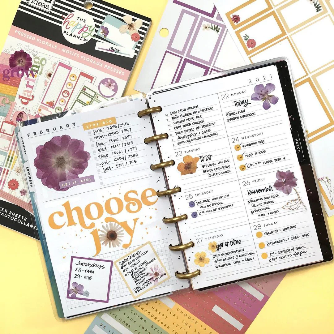 Value Pack Stickers - Pressed Florals - Image 7