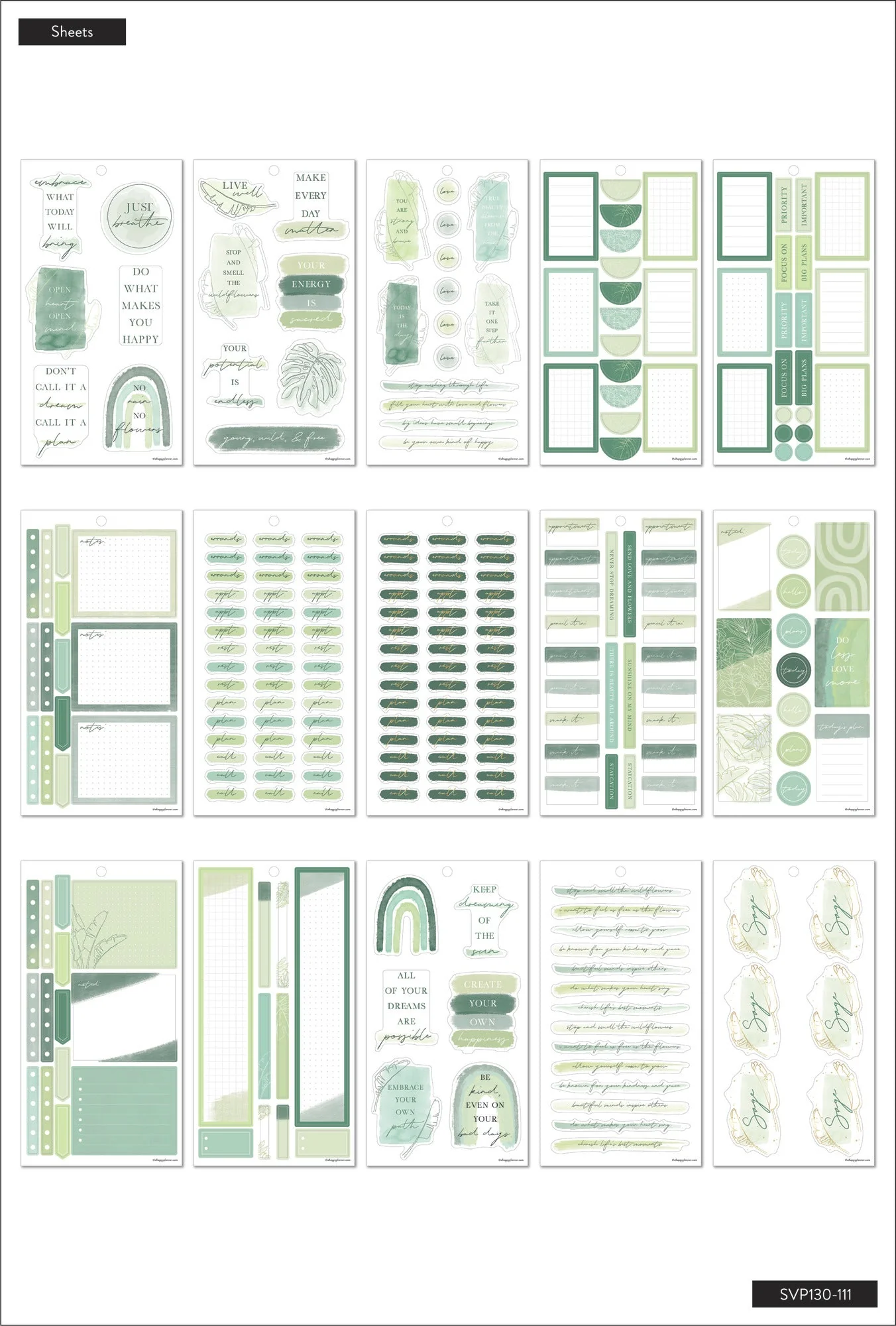 Value Pack Stickers - Sage - Image 4