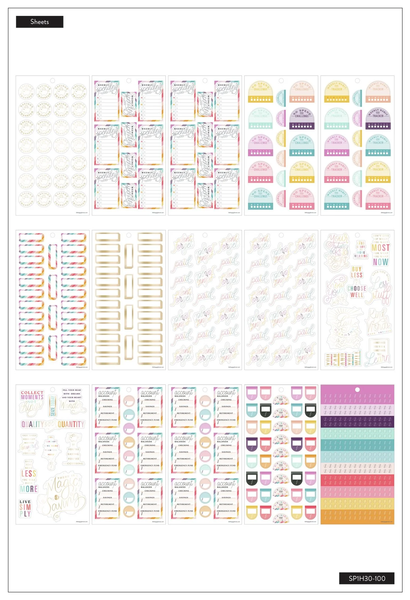 Value Pack Stickers - Save Now Spend Later - Image 3
