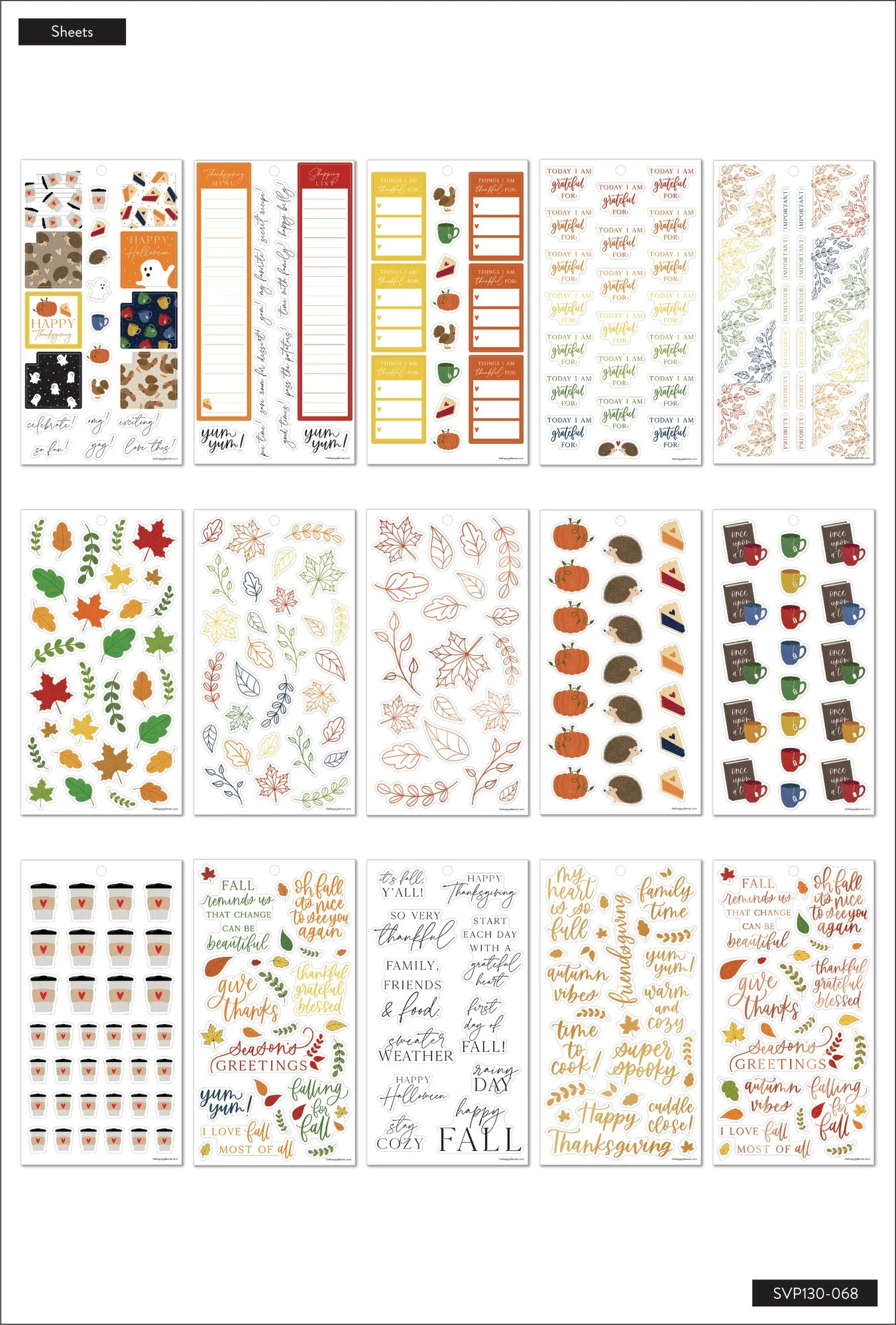 Value Pack Stickers - Seasonal Fall - Image 6