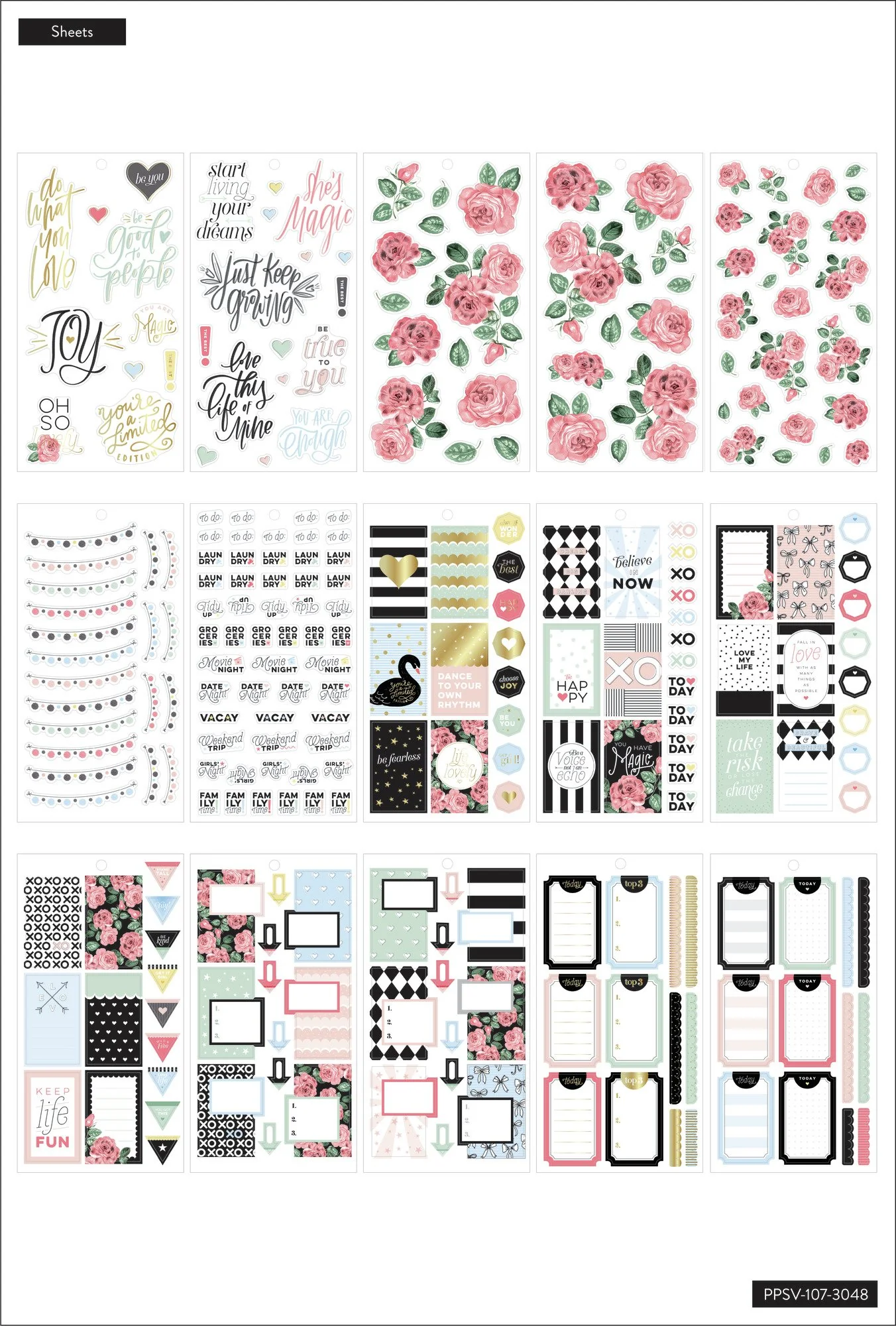 Value Pack Stickers - Simply Lovely - Image 4