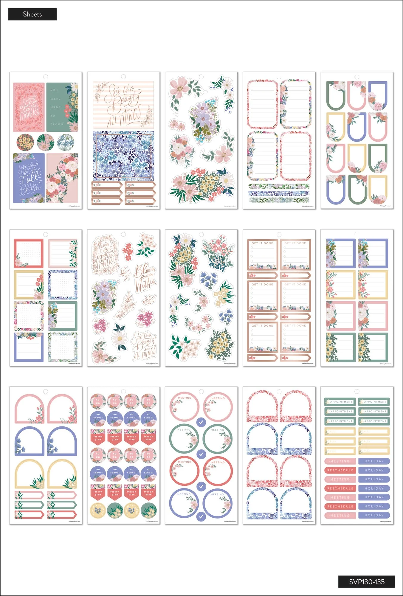 Value Pack Stickers Springtime Flora - Big - Image 5