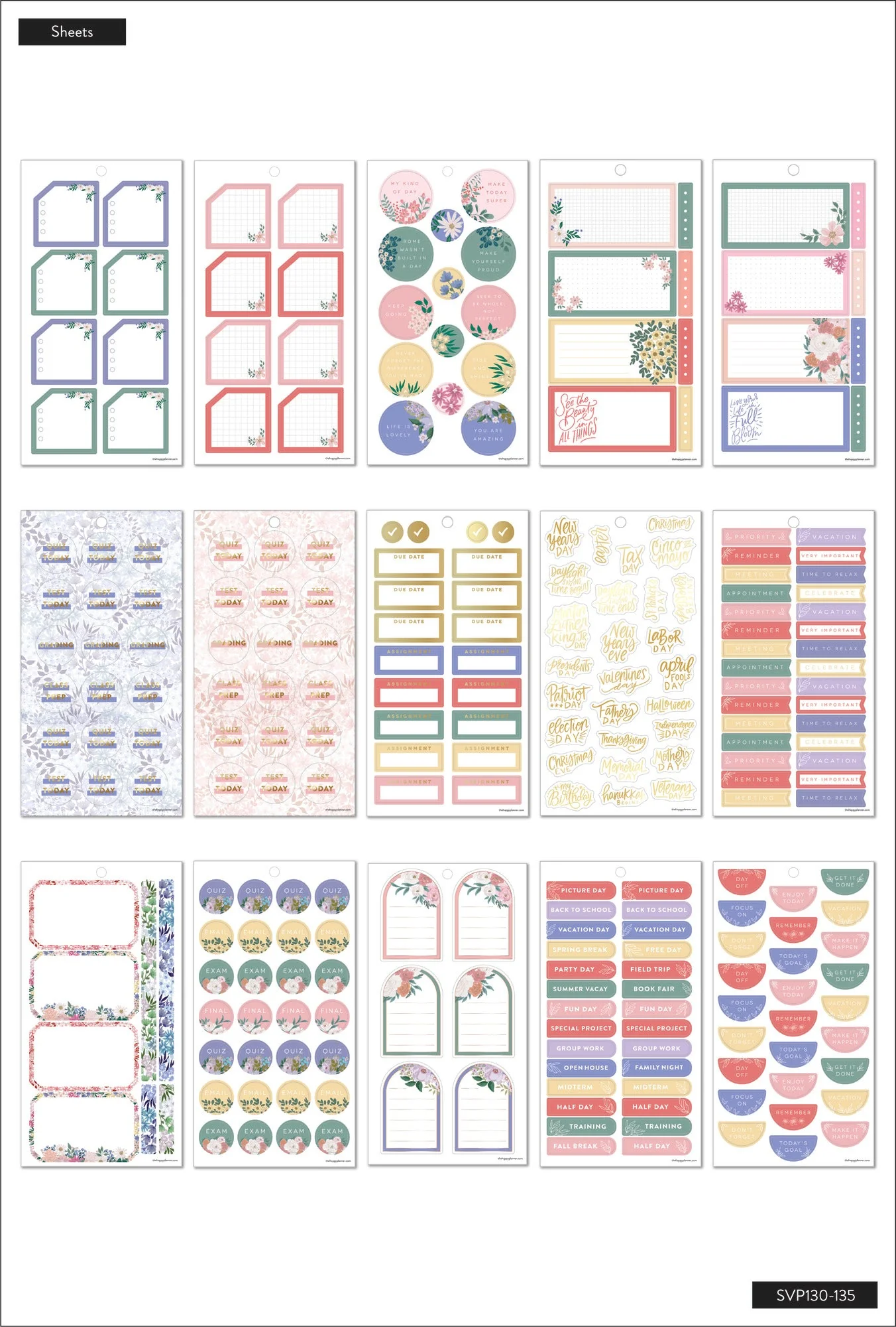 Value Pack Stickers Springtime Flora - Big - Image 6