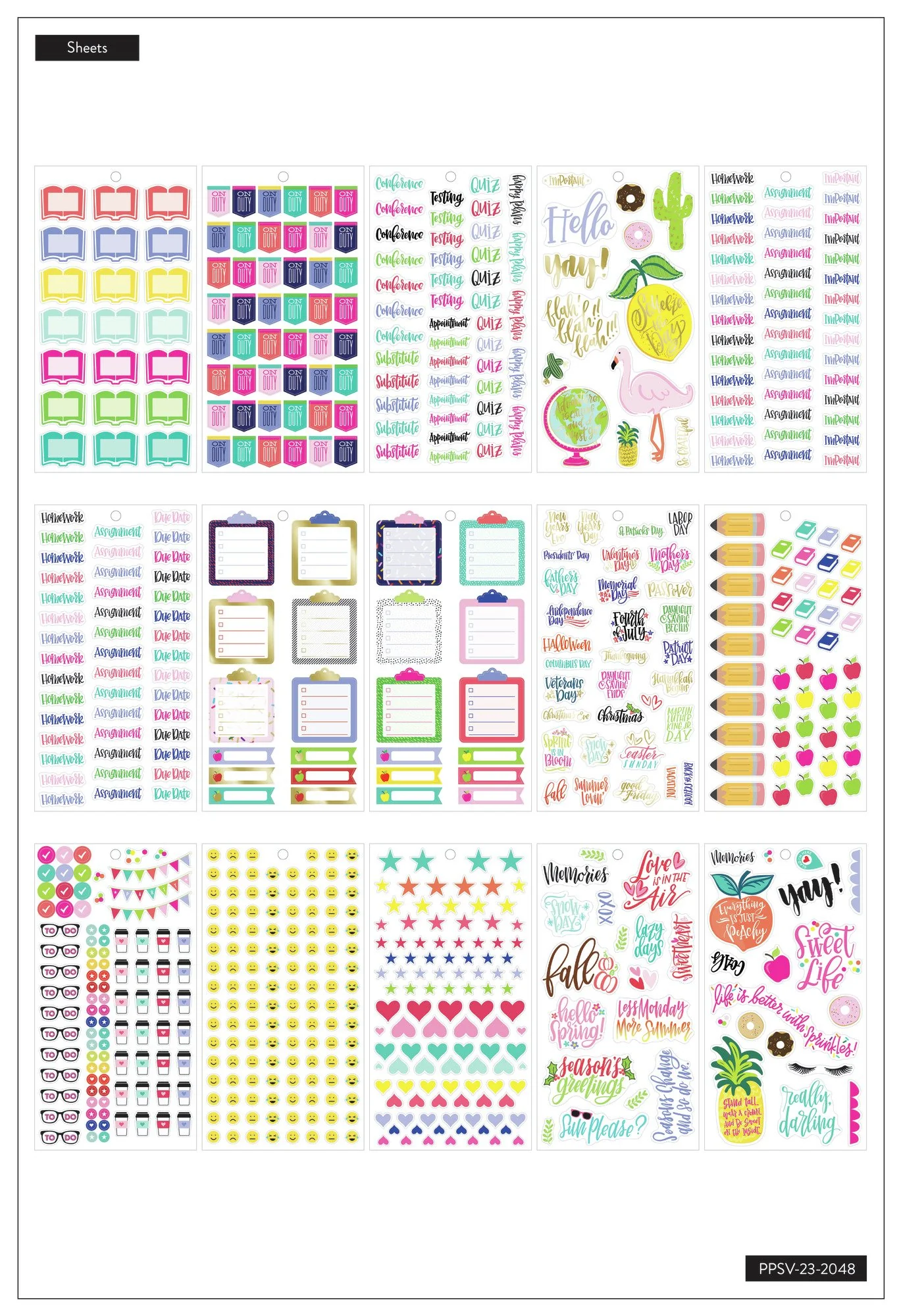 Value Pack Stickers - Sweet Life - BIG Teacher - Image 3