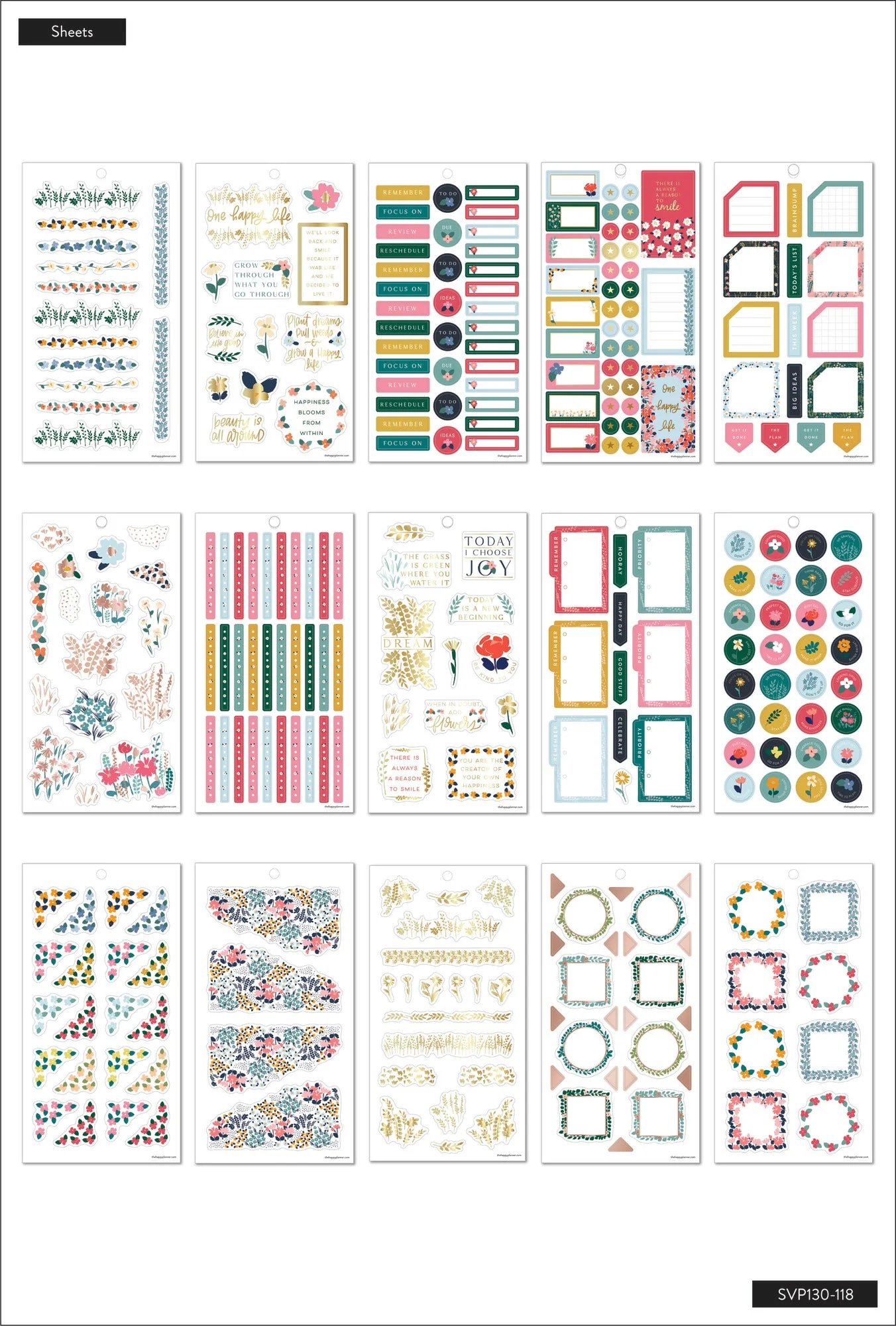 Value Pack Stickers - Teeny Florals - Image 6