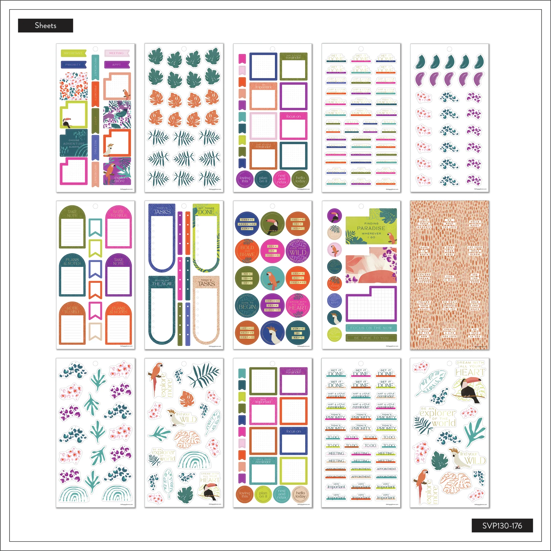 Value Pack Stickers - Tropical Boho - Image 6