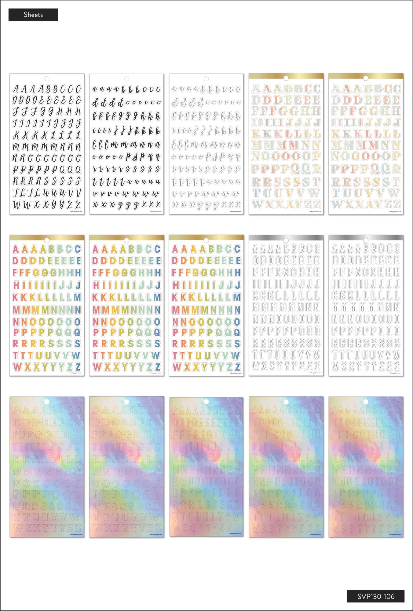 Value Pack Stickers - Unique Alpha Fonts - Image 5