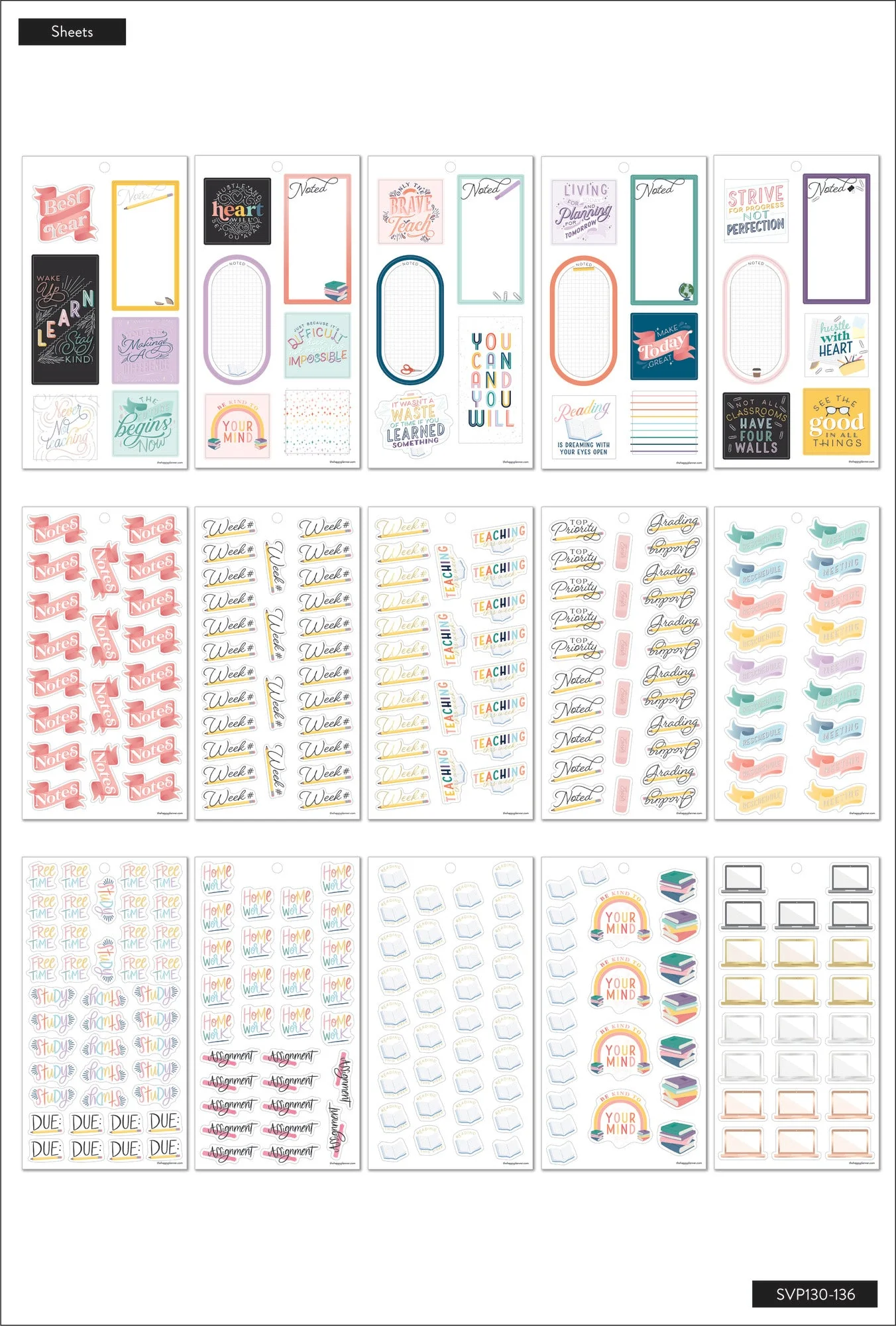 Value Pack Stickers - Wake Up & Teach - Big - Image 4