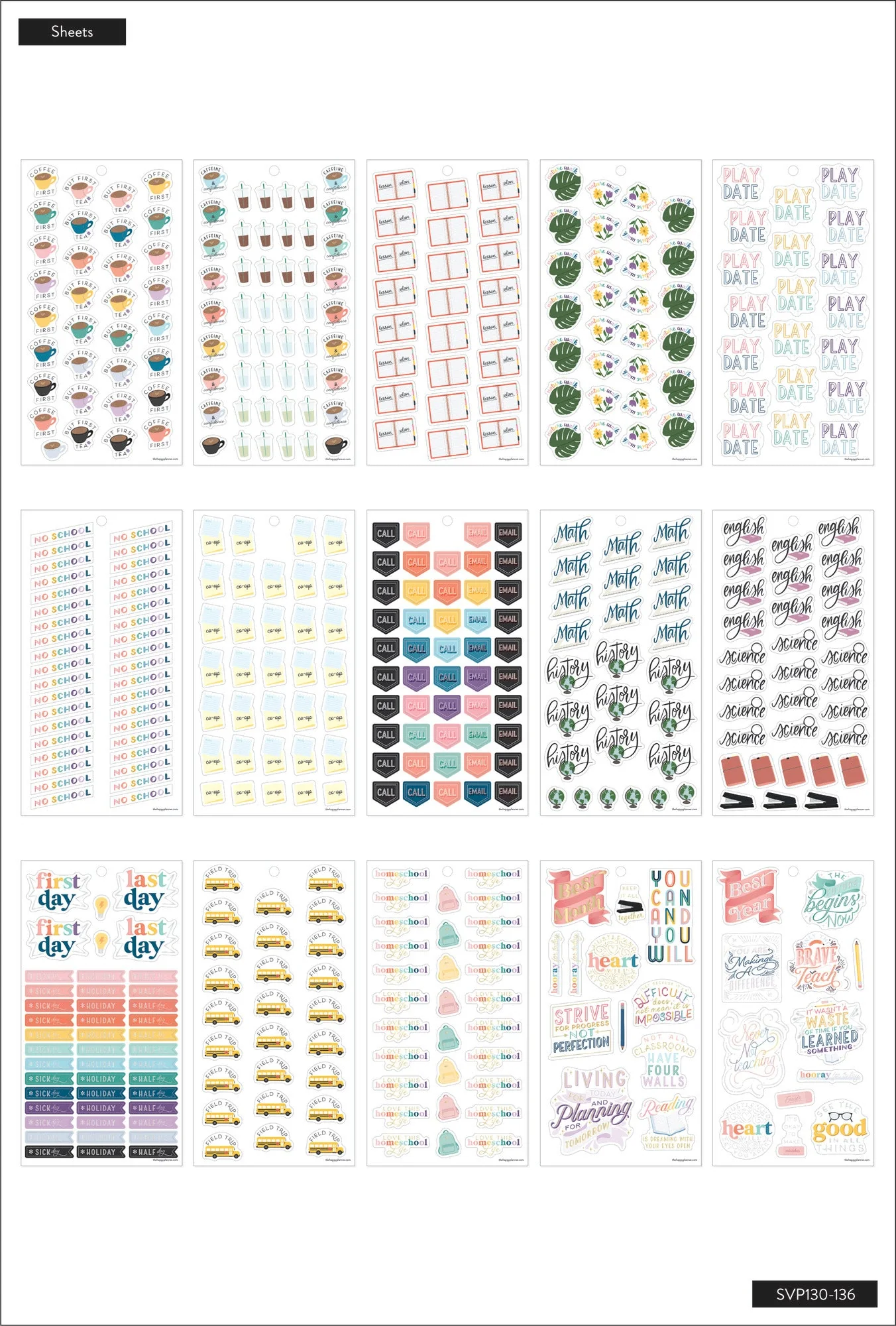 Value Pack Stickers - Wake Up & Teach - Big - Image 5