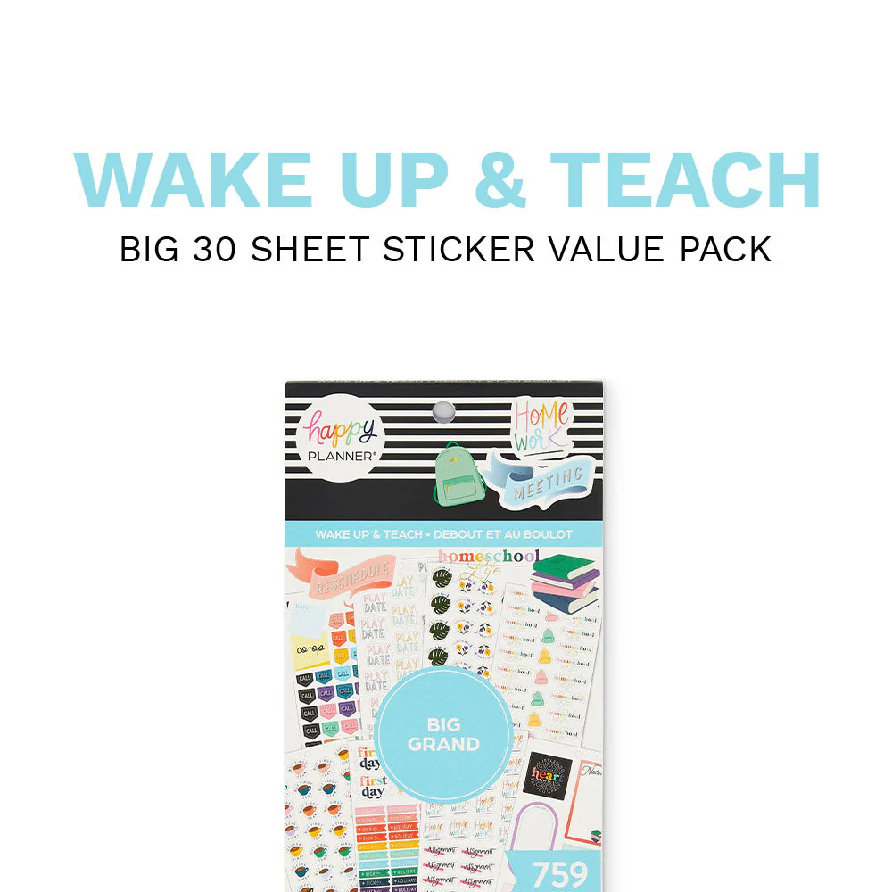 Value Pack Stickers - Wake Up & Teach - Big - Image 6