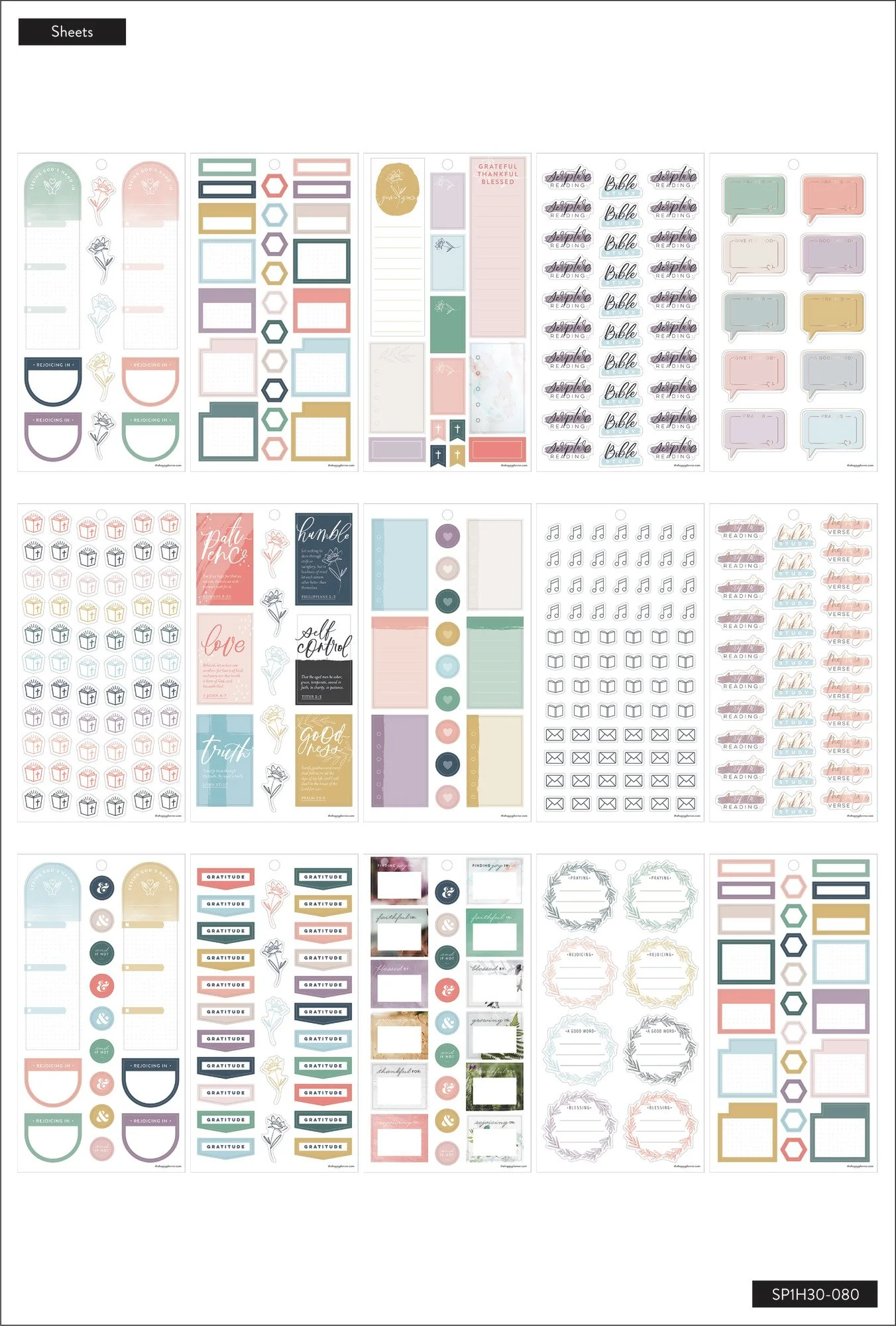 Value Pack Stickers - Walk By Faith - Image 3