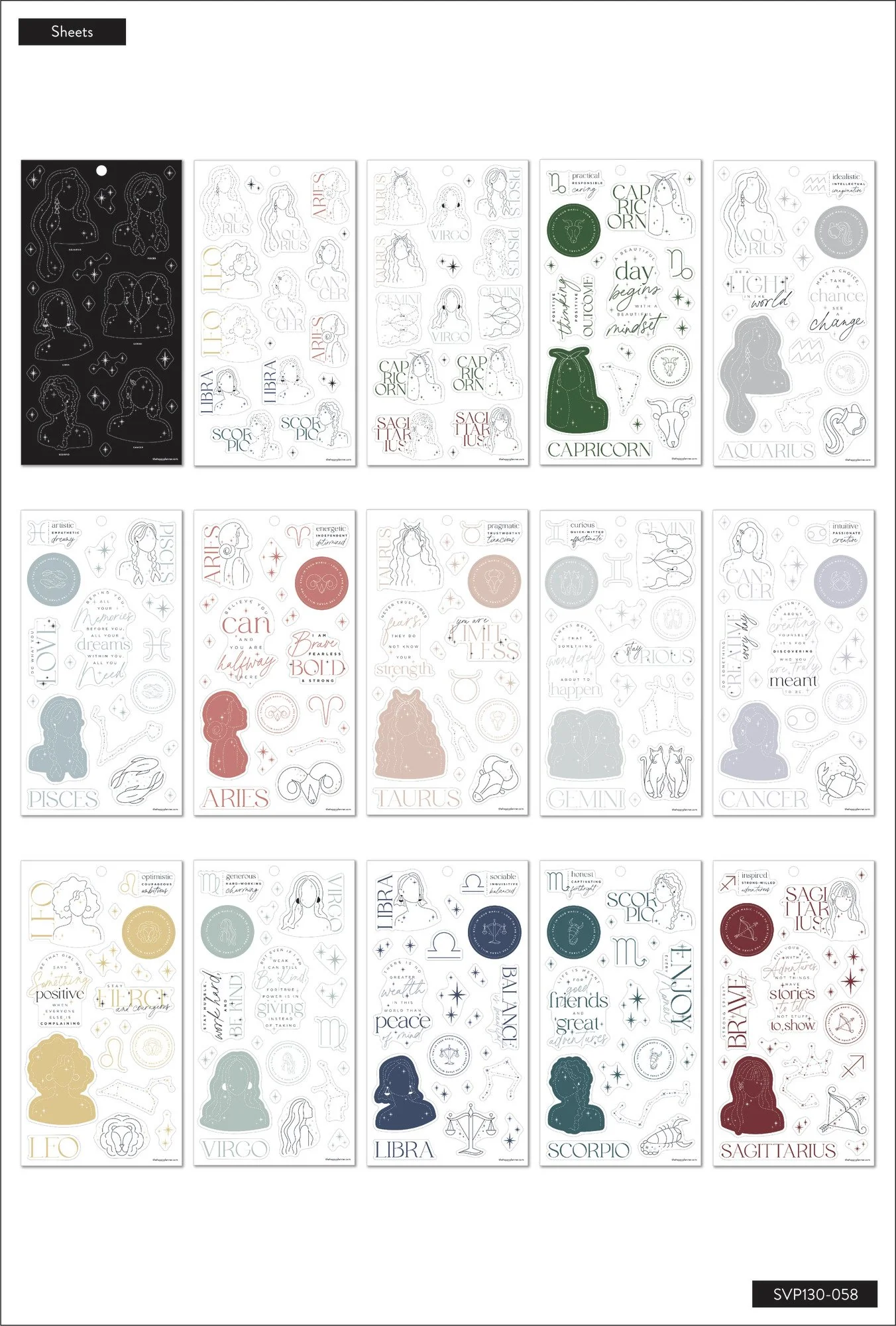 Value Pack Stickers - Zodiac - Image 7