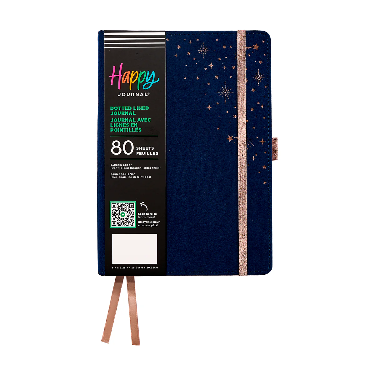 Velvet Stargazer - Dotted Lined Happy Journal® - 80 Sheets - 160GSM Paper - Image 6