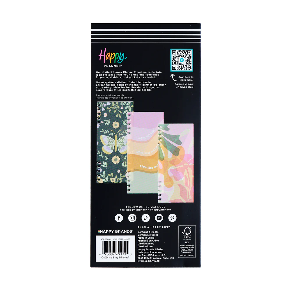 Vivid Brights - Classic Customizable Spiral Planner Envelopes - 3 Pack - Image 4