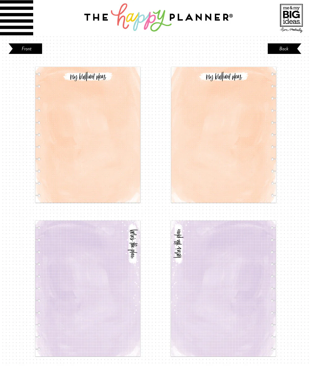 Watercolor - Big Filler Paper - 40 Sheets - Image 3