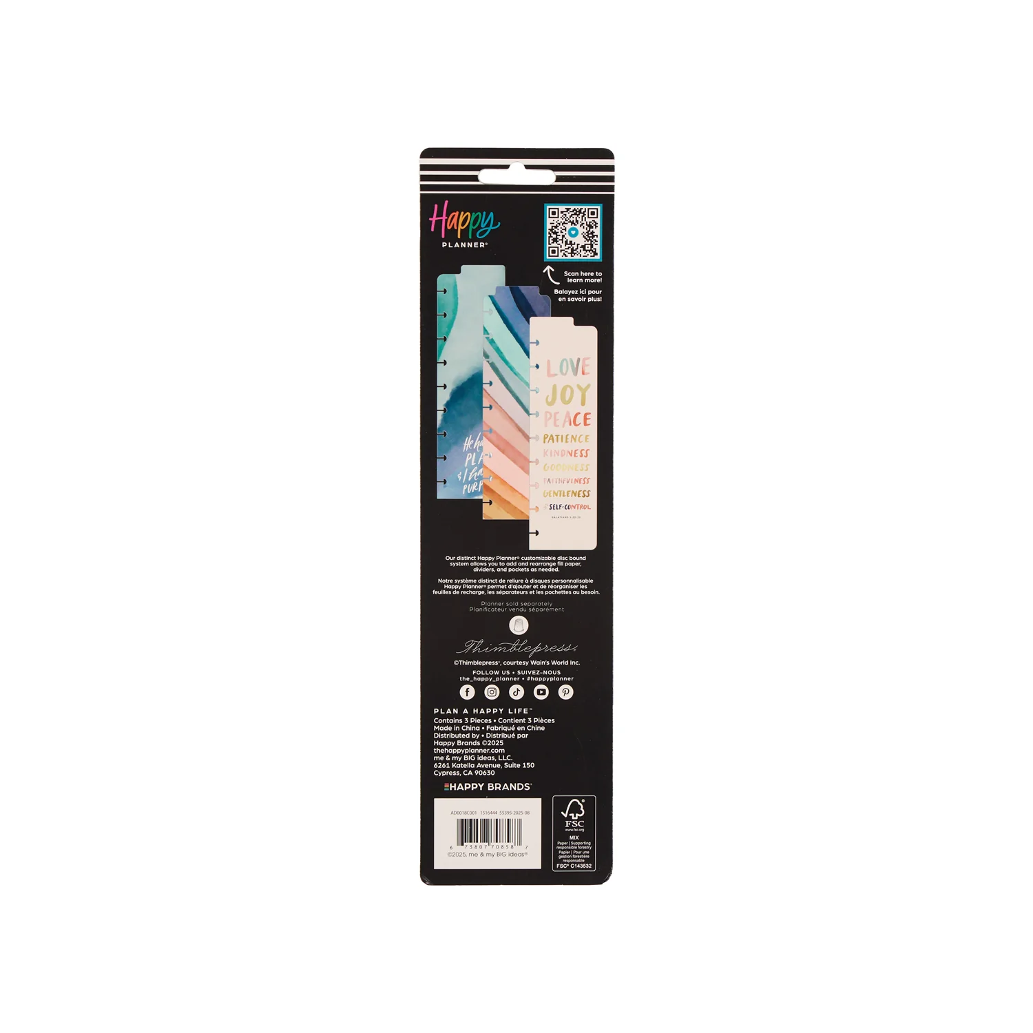 Watercolor Grace Faith - Classic Bookmarks - 3 Pack - Image 13