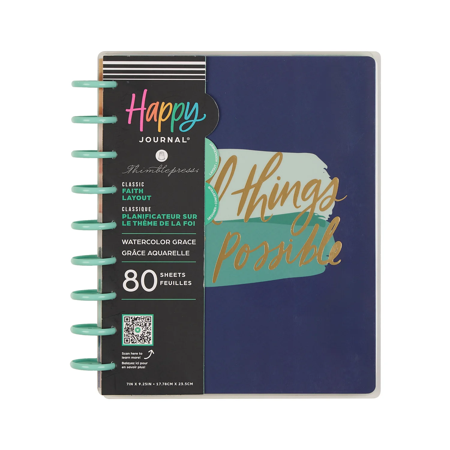 Watercolor Grace Faith - Classic Guided Faith Journal - 80 Sheets - Image 15