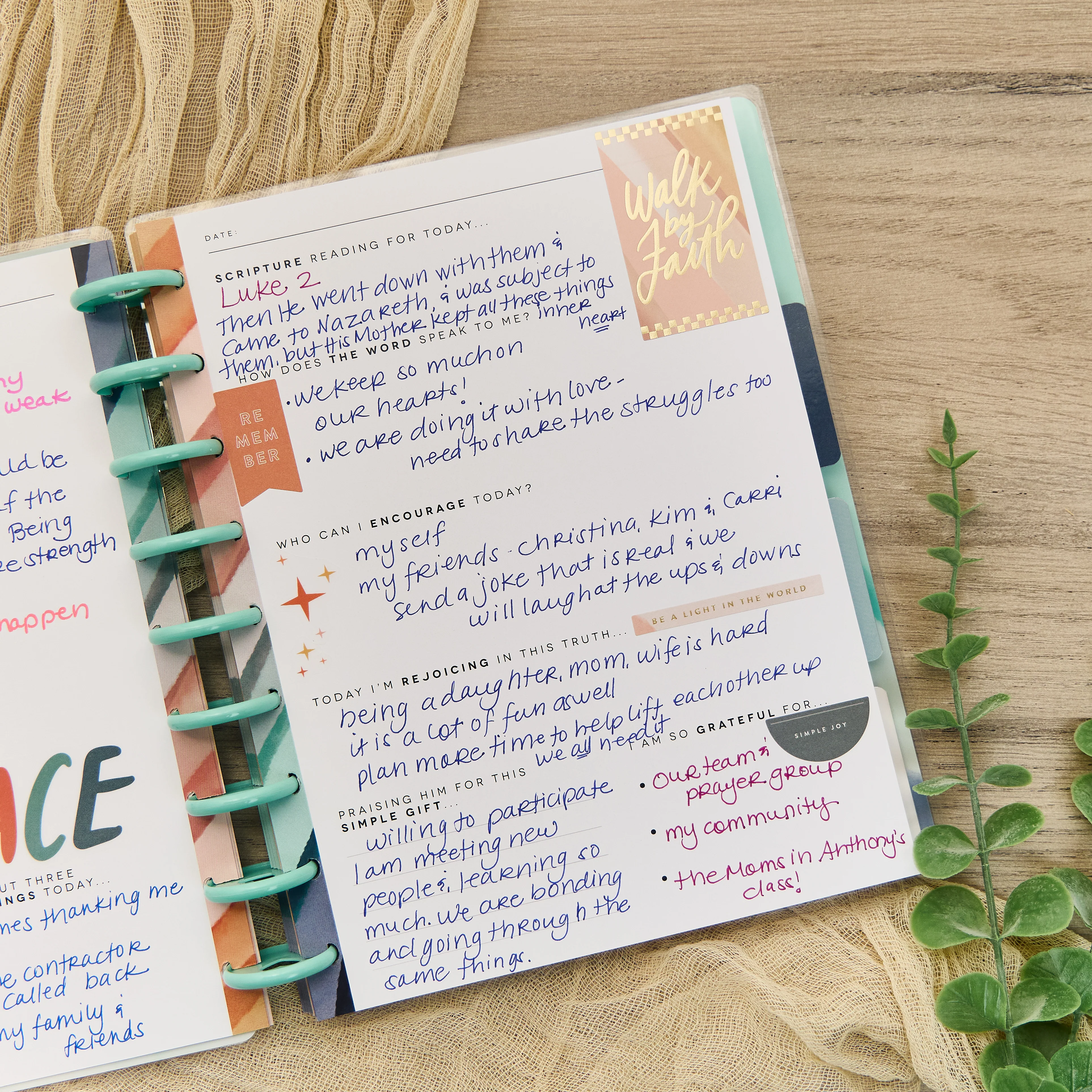 Watercolor Grace Faith - Classic Guided Faith Journal - 80 Sheets - Image 6