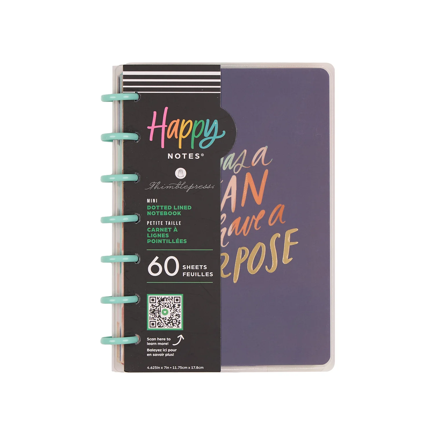 Watercolor Grace Faith - Dotted Lined Mini Notebook - 60 Sheets - Image 12