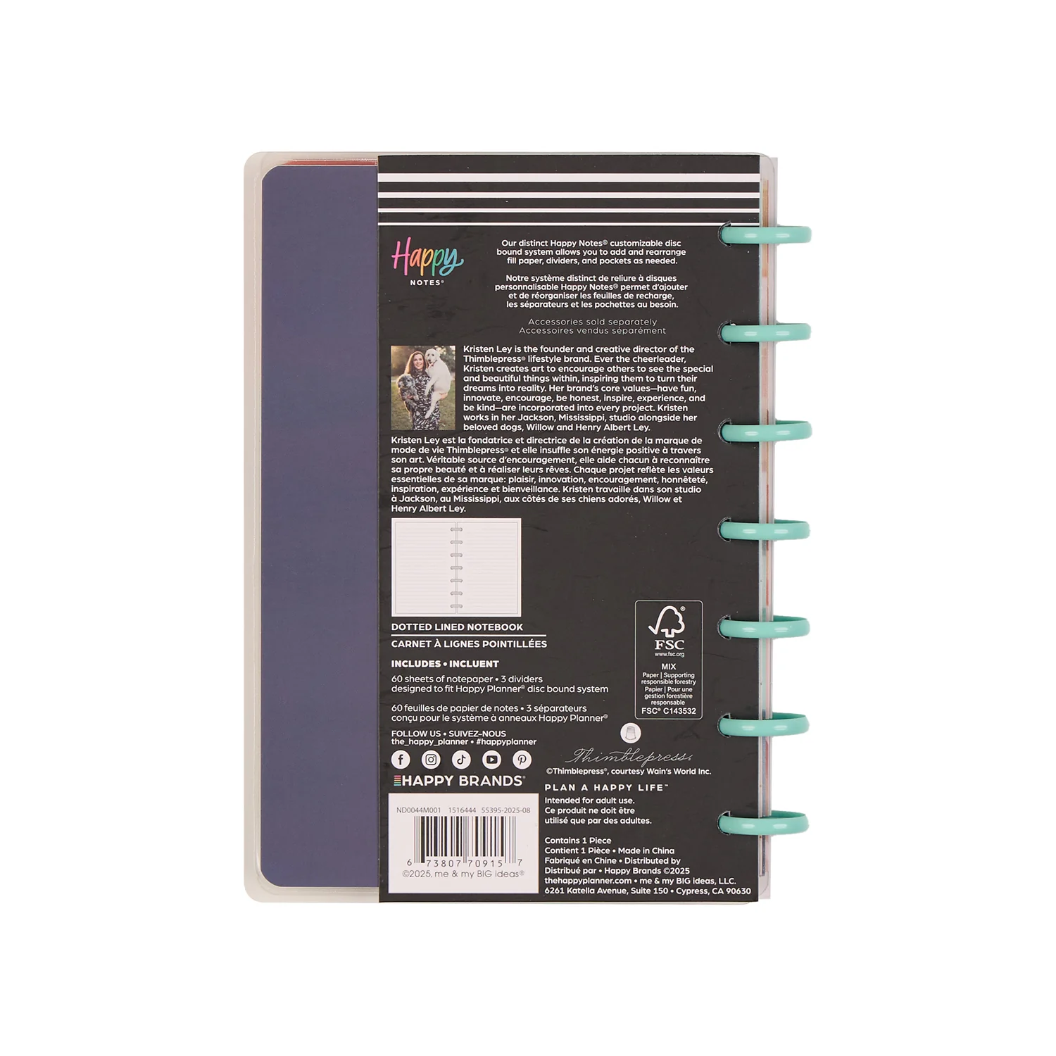 Watercolor Grace Faith - Dotted Lined Mini Notebook - 60 Sheets - Image 14