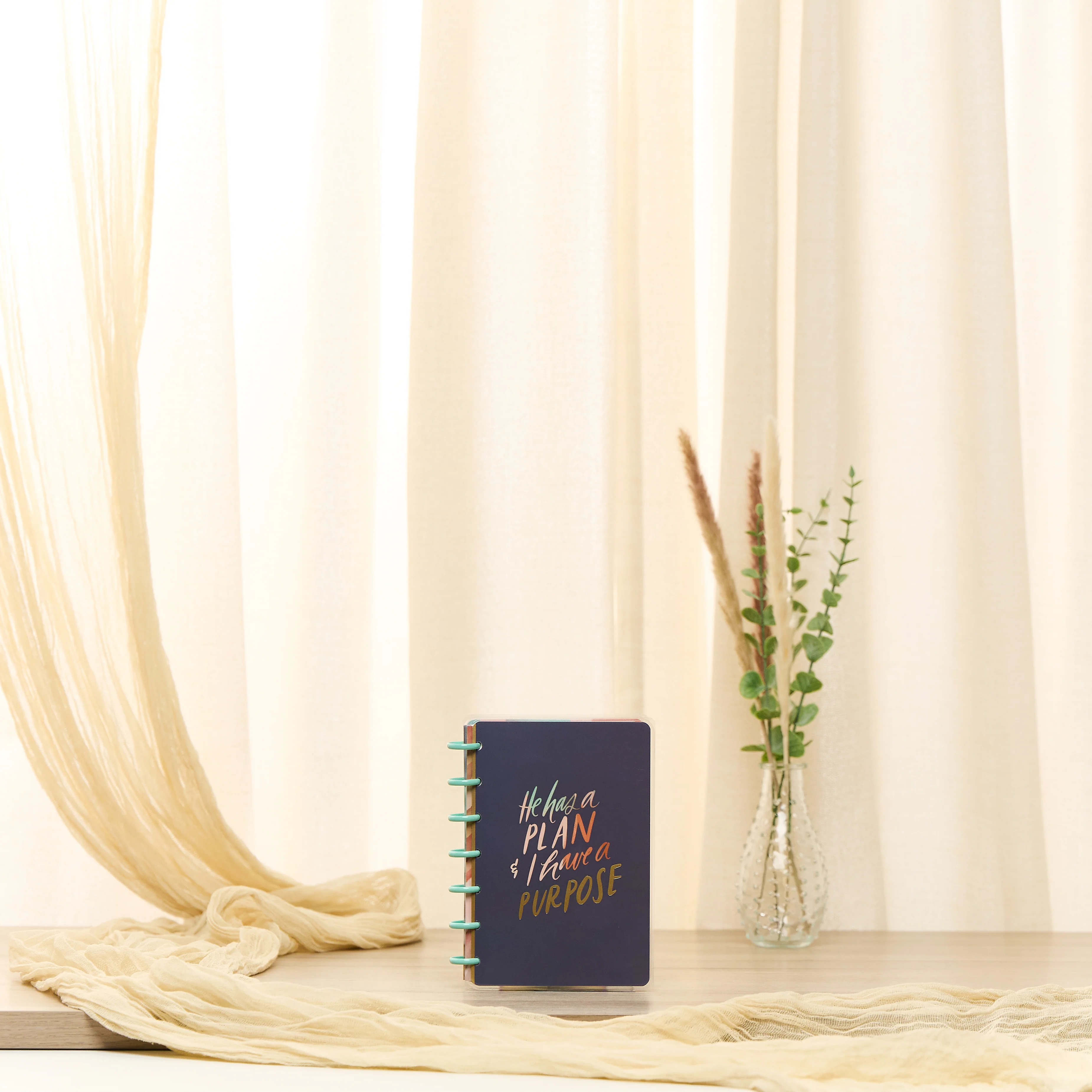 Watercolor Grace Faith - Dotted Lined Mini Notebook - 60 Sheets - Image 3