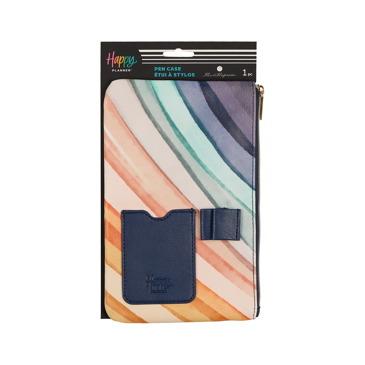Watercolor Grace Faith - Classic Zip Pouch with Pen Loop - Image 12