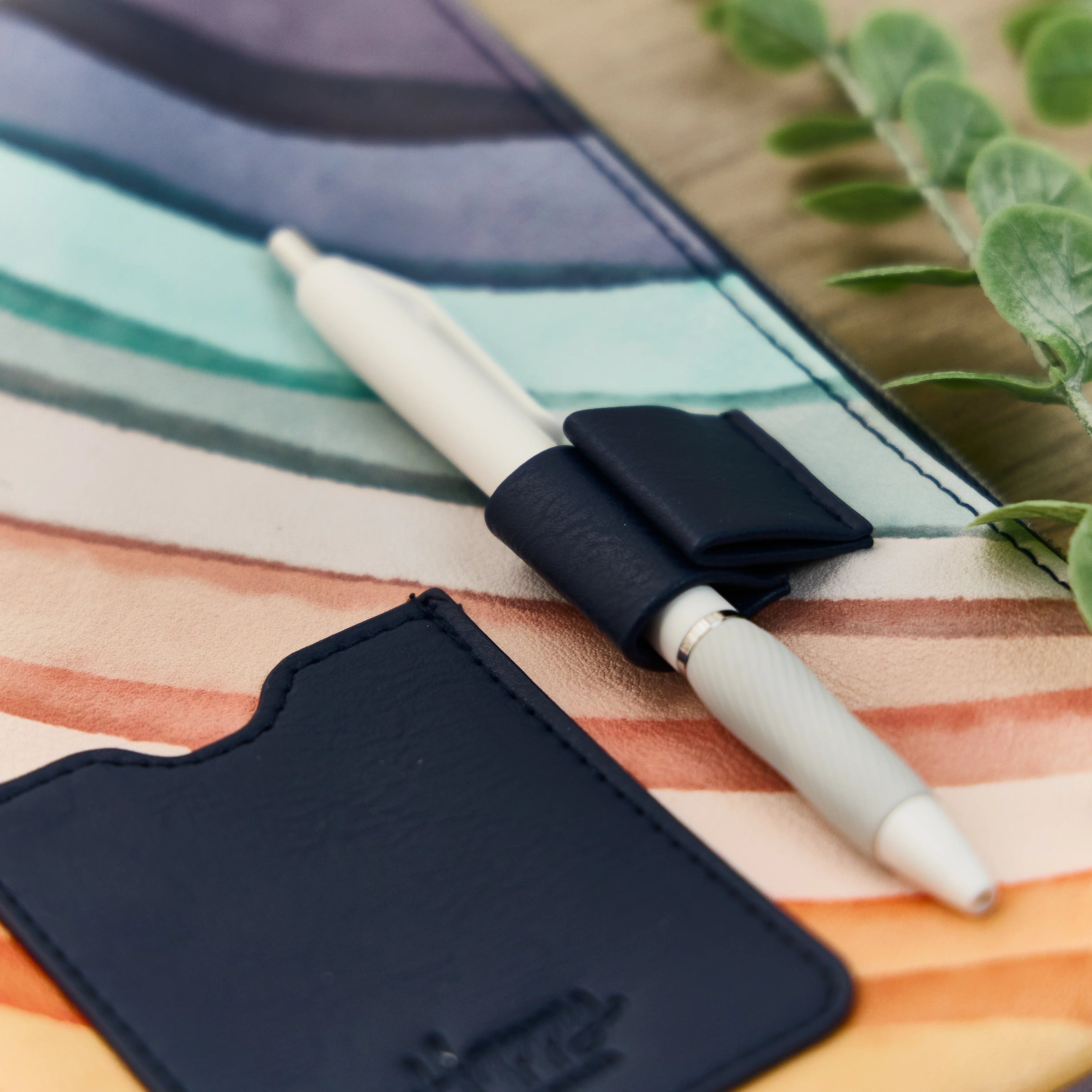 Watercolor Grace Faith - Classic Zip Pouch with Pen Loop - Image 5