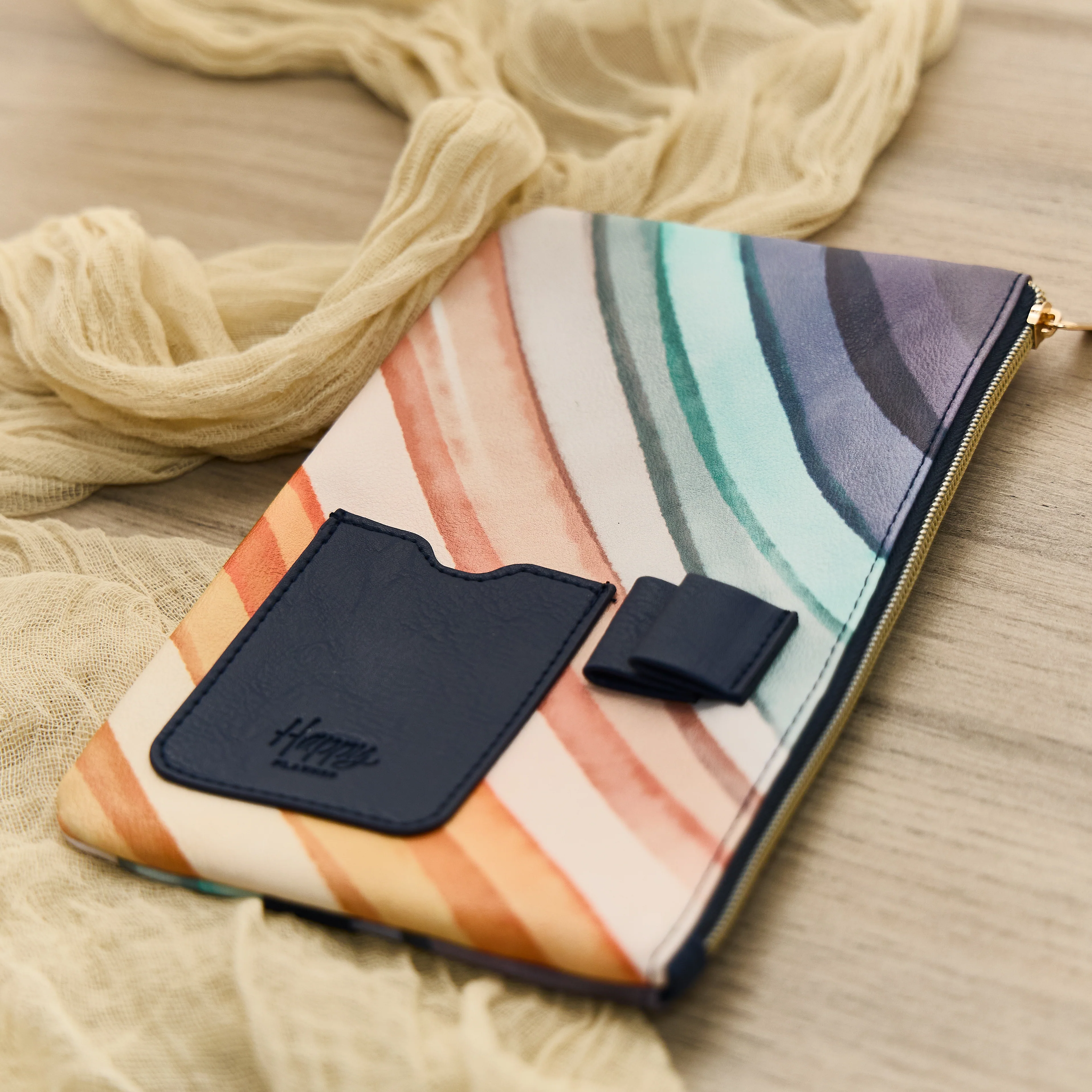 Watercolor Grace Faith - Classic Zip Pouch with Pen Loop - Image 6