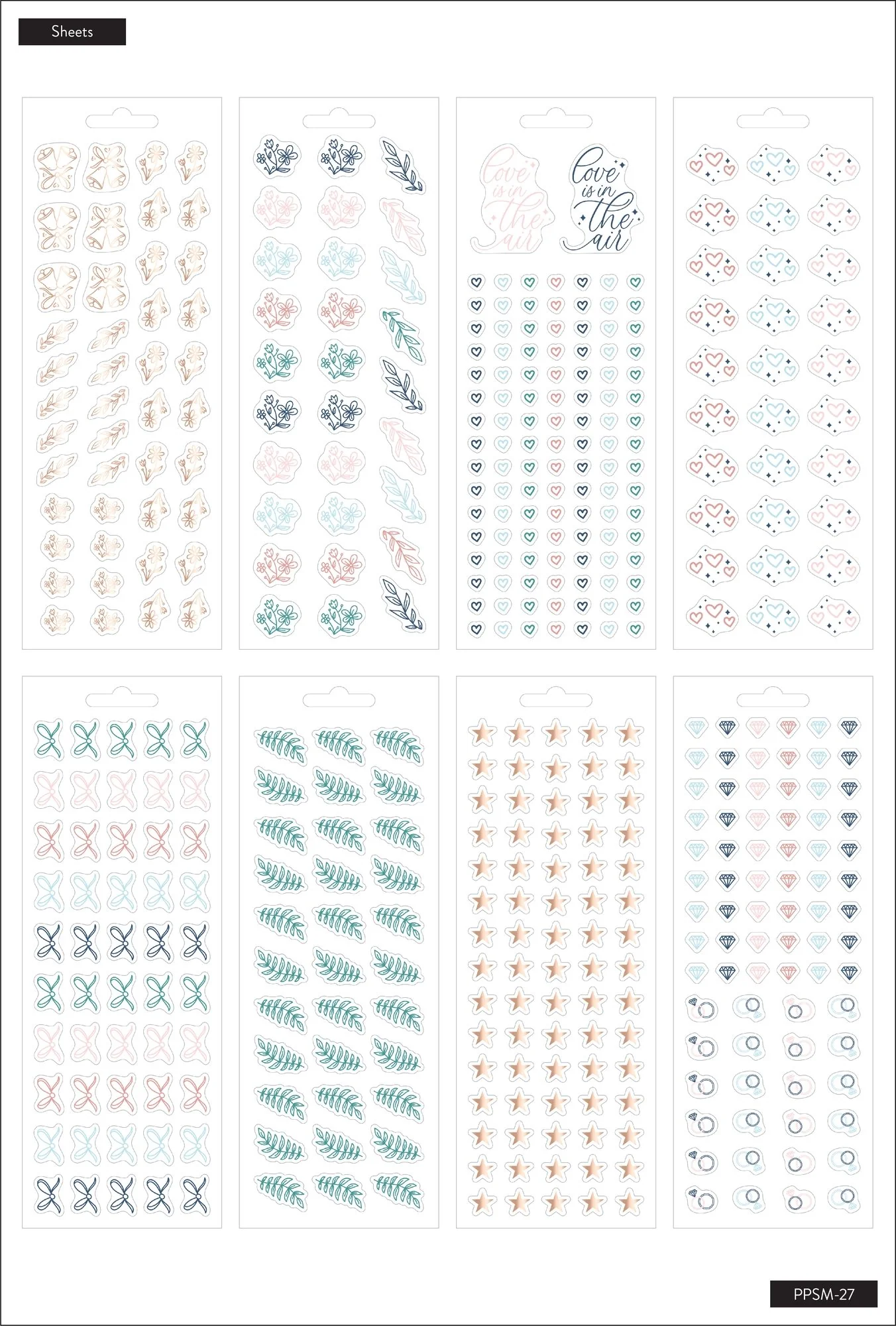 Wedding Bells - 8 Sticker Sheets - Image 2