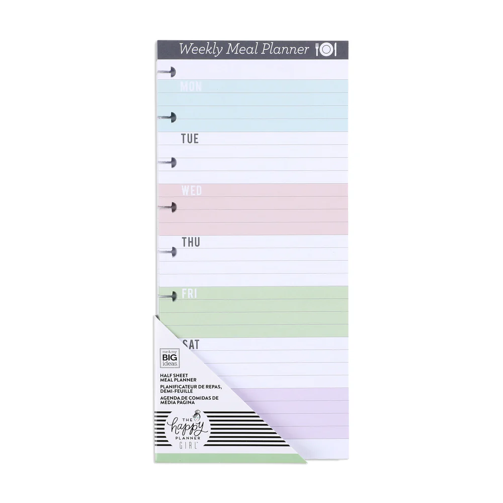 Classic Weekly Meal Planner - Half Sheets - Daydreamer - Image 3
