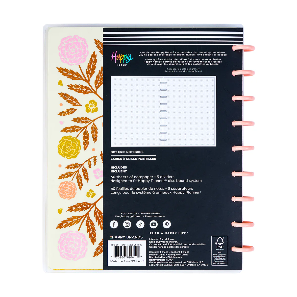 Western Wildflower - Dot Grid Classic Notebook - 60 Sheets - Image 8