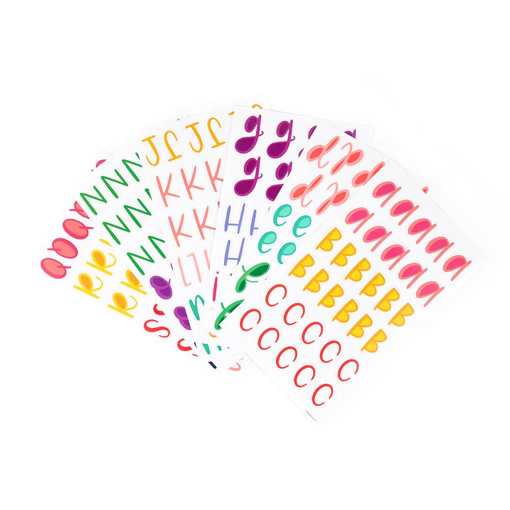 Whimsical Brights Alphabet Stickers - Image 2