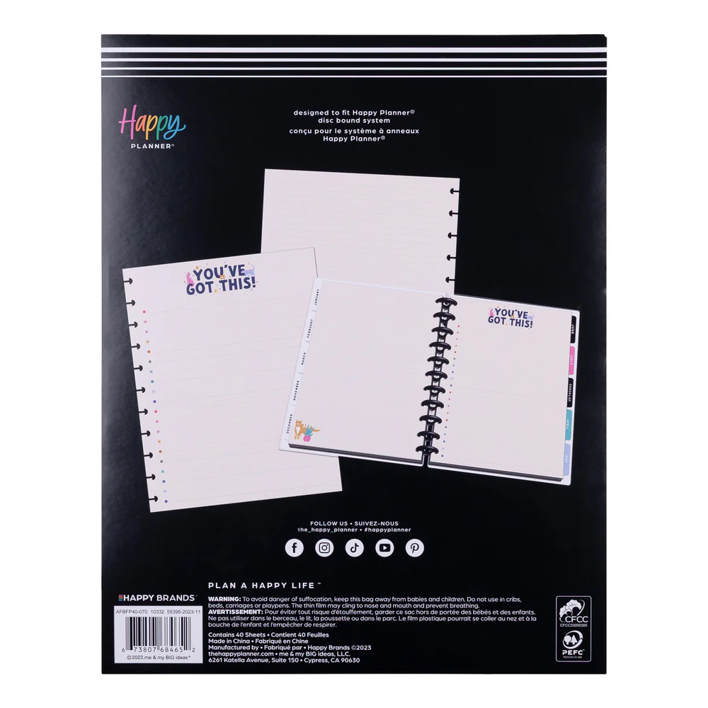 Whimsical Whiskers - Checklist + Dotted Lined Big Filler Paper - 40 Sheets - Image 5