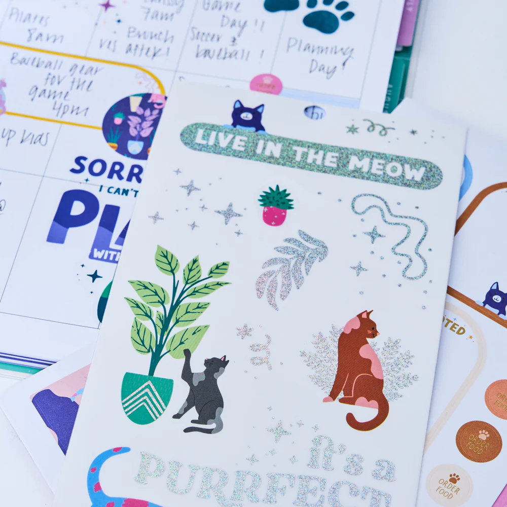Whimsical Whiskers - Value Pack Stickers - Image 3